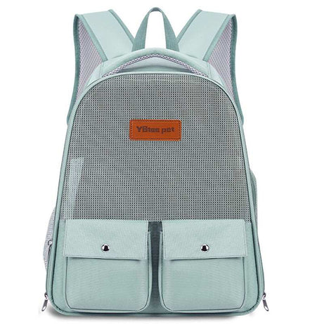 Pastel Color Breathable Large Capacity Foldable Pet Bag Backpack