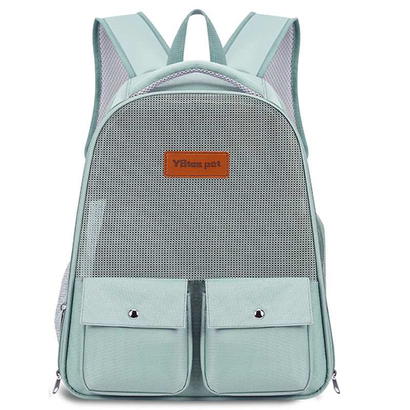 Pastel Color Breathable Large Capacity Foldable Pet Bag Backpack