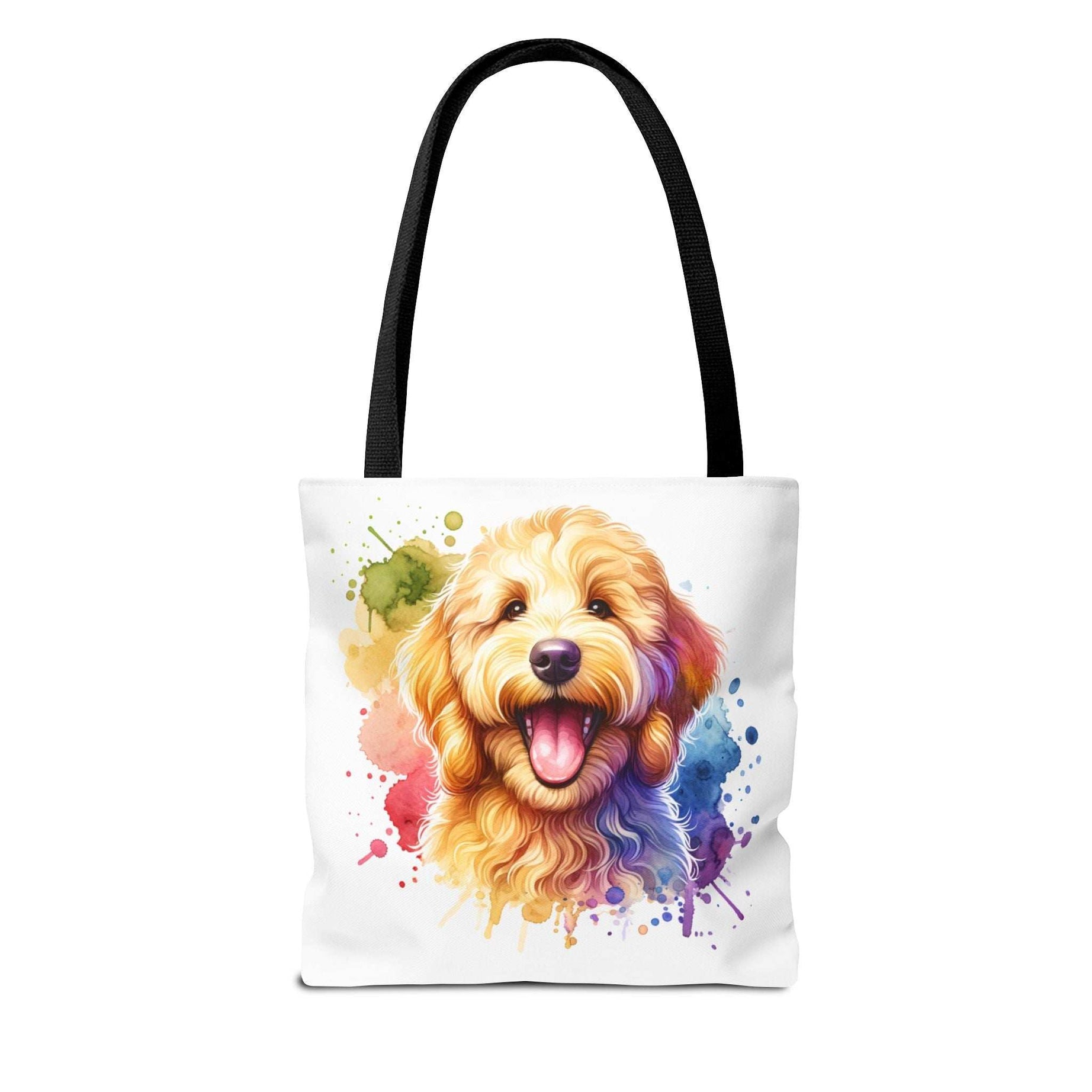 Colorful Goldendoodle Dog Lover Tote Bag - Fun Pet Art for All Occasions