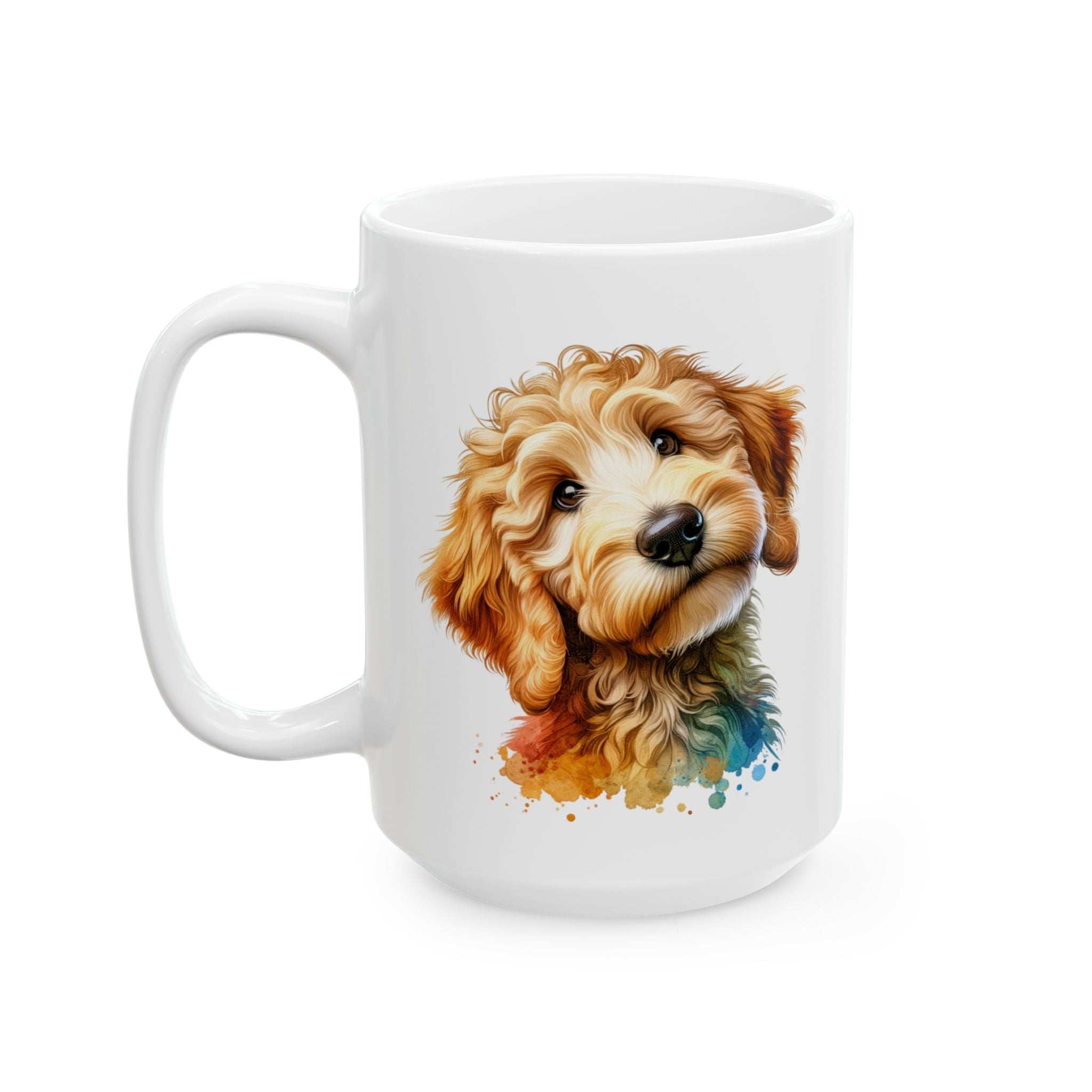 Cute Goldendoodle Dog Lovers Ceramic Mug - 11oz & 15oz - Perfect Gift for Doodle Owners