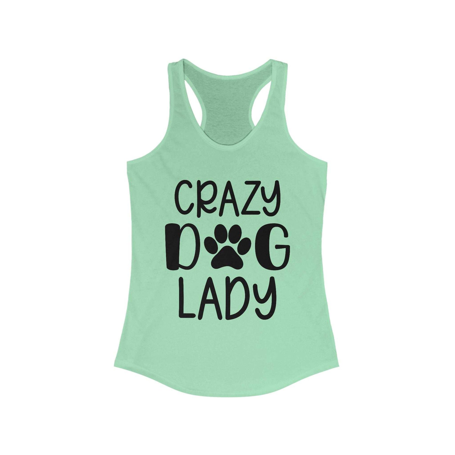Crazy Dog Lady Racerback Tank Top - Perfect for Dog Lovers