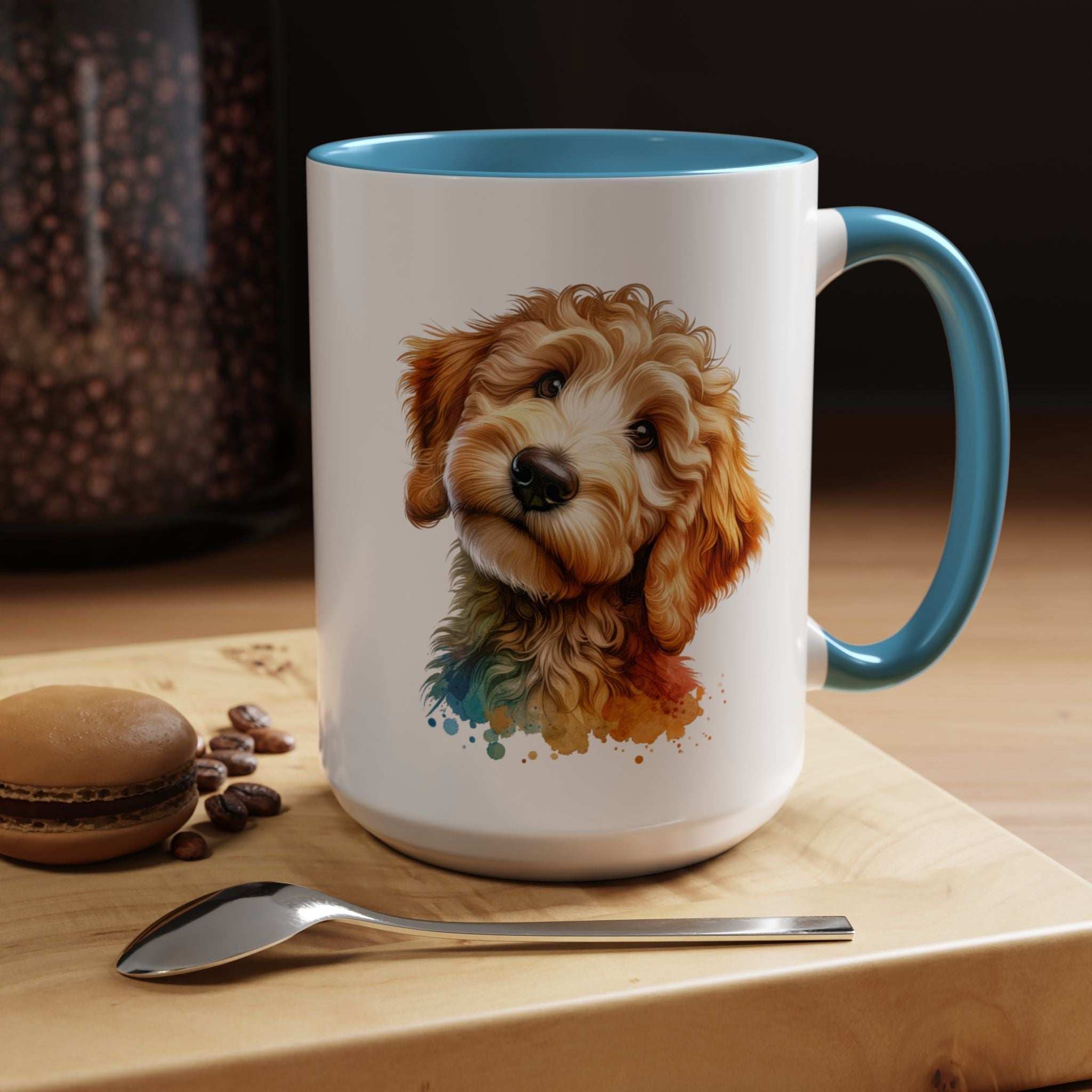 Cute Dog-Themed Accent Coffee Mug - Perfect for Animal Lovers