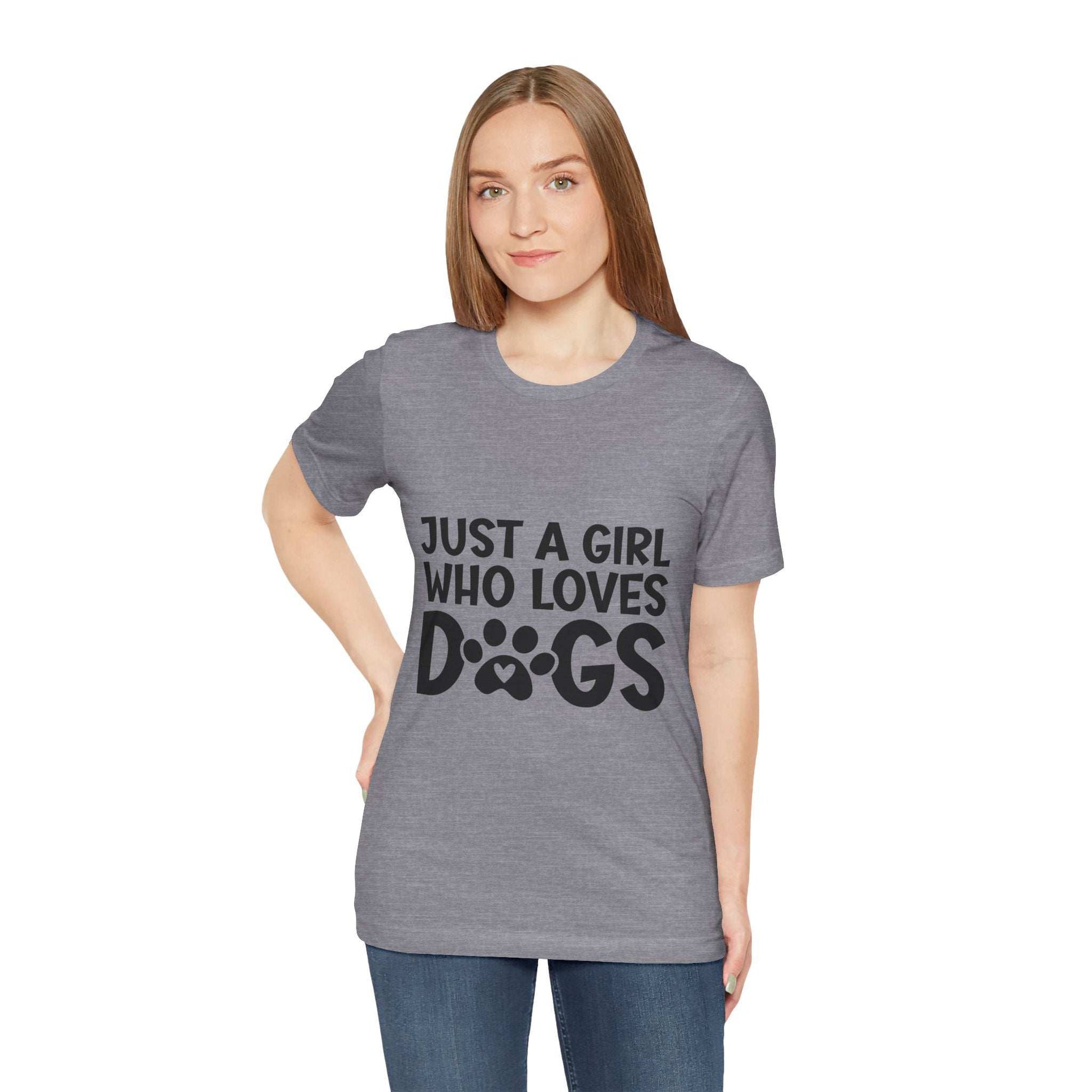 Dog Lover Unisex Tee - Just a Girl Who Loves Dogs