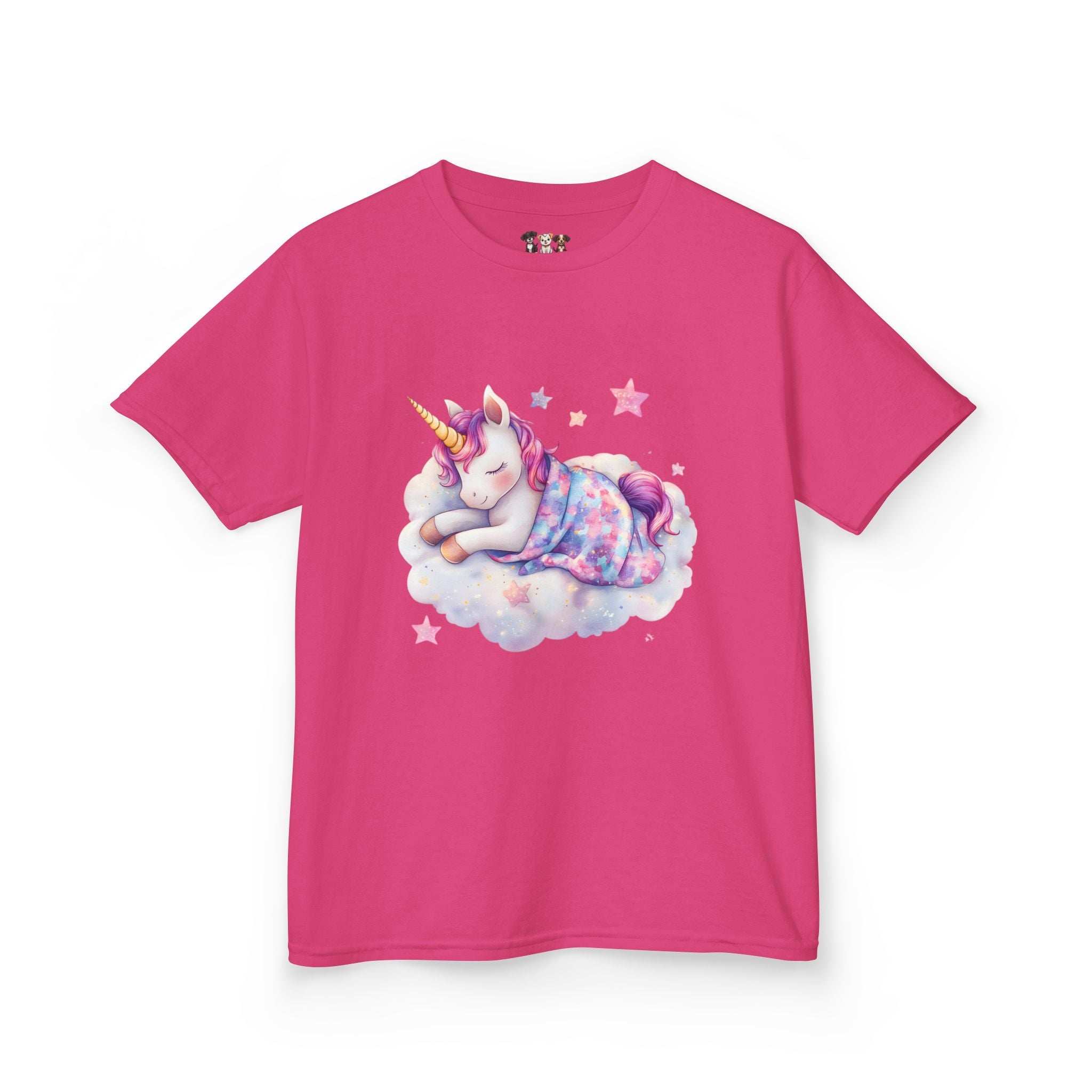 Dreamy Unicorn Kids Heavy Cotton Tee - Cute & Cozy for Everyday Adventures