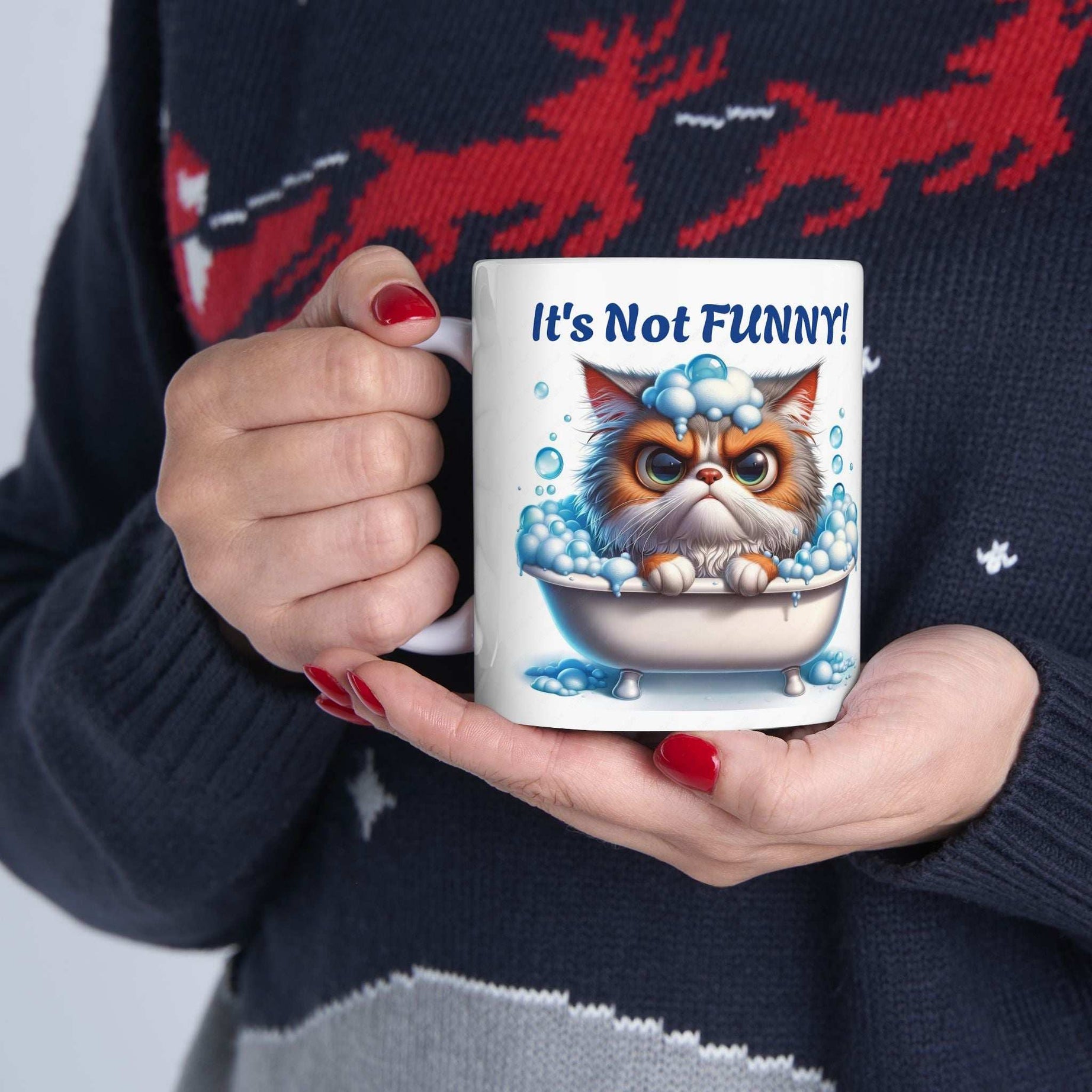 Funny Cat Ceramic Mug - Perfect Gift for Cat Lovers