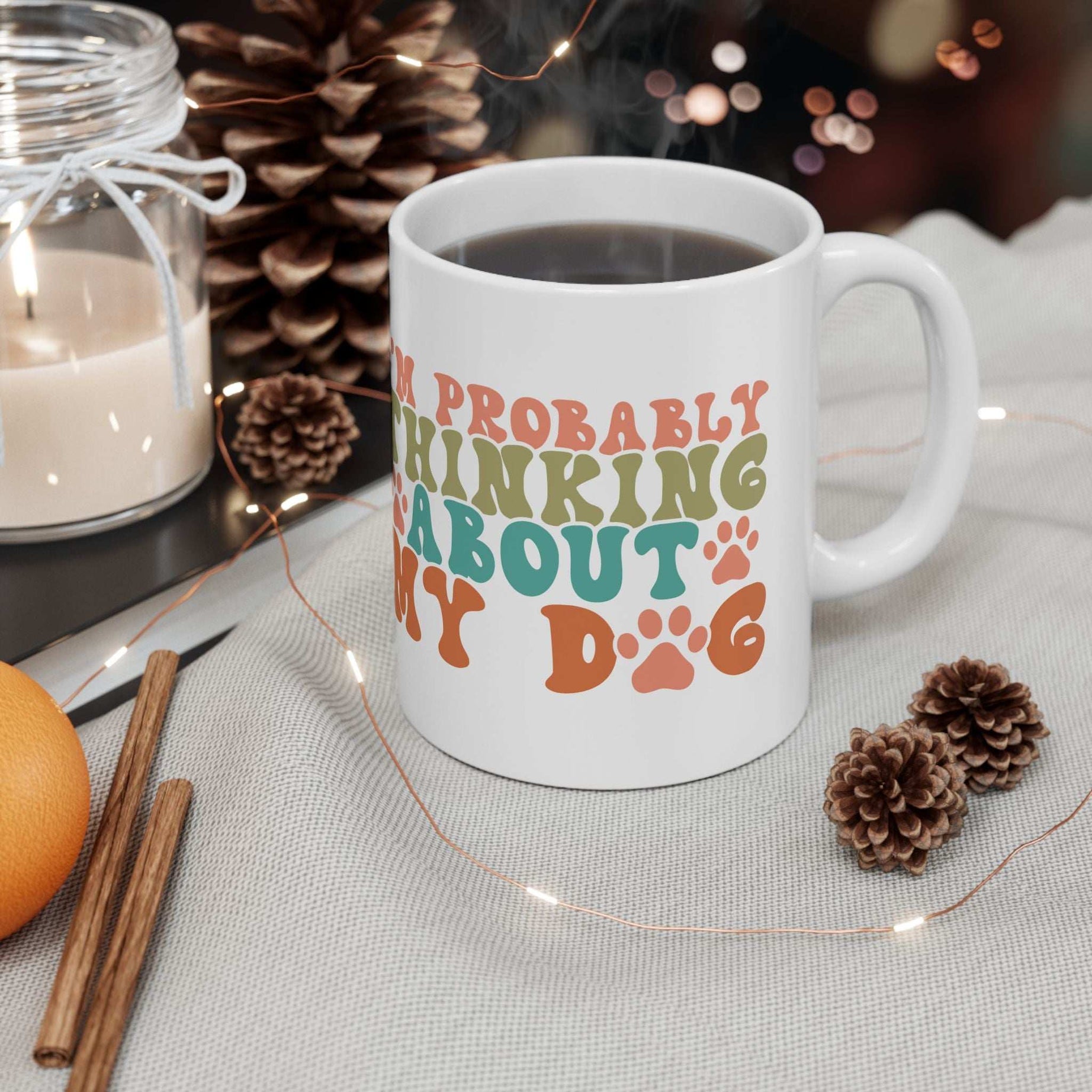 Pet Lover's Ceramic Mug - Dual Sayings Dog Mom Gift