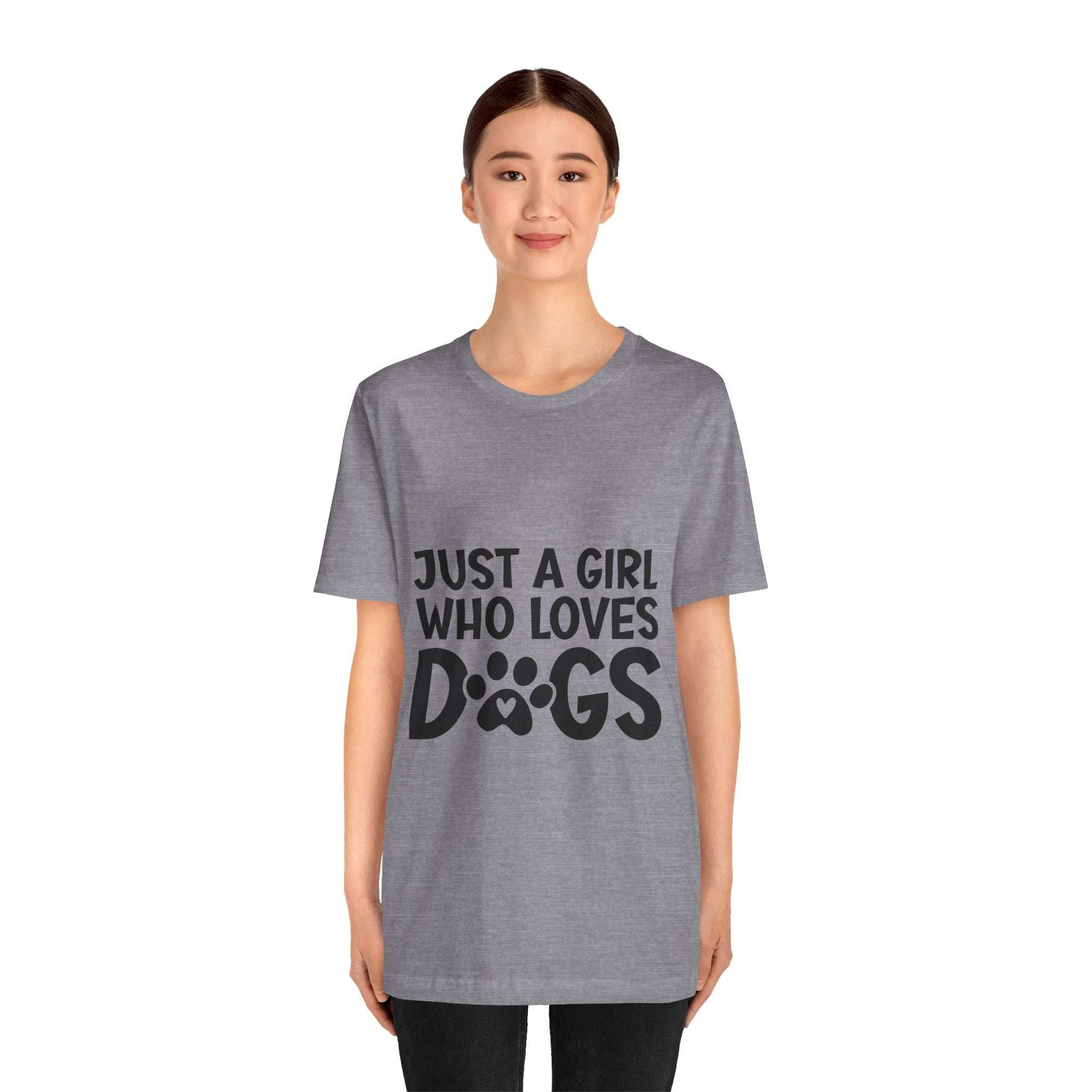 Dog Lover Unisex Tee - Just a Girl Who Loves Dogs