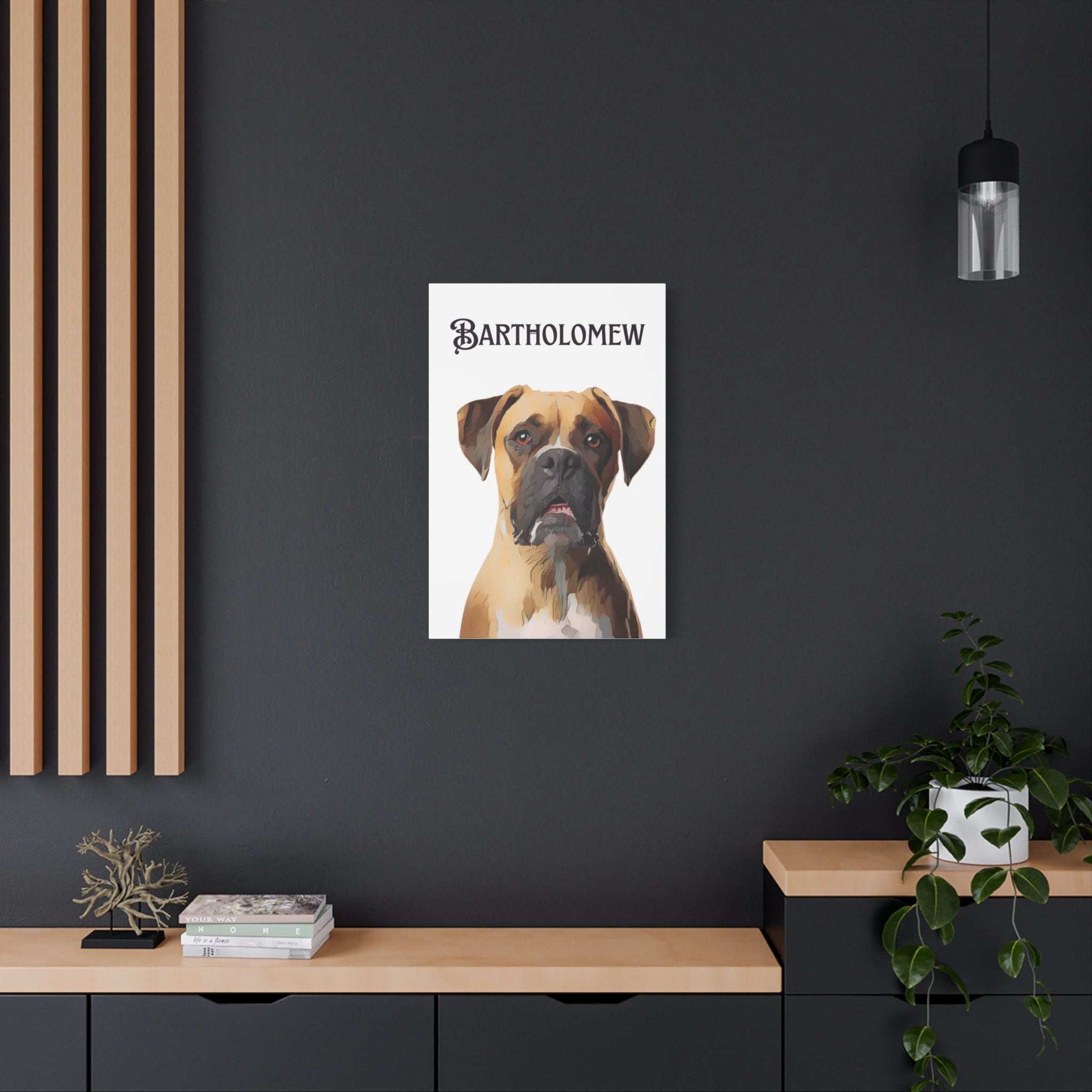 PAW-sonalized White Canvas Print | Upload Photo~Choose size