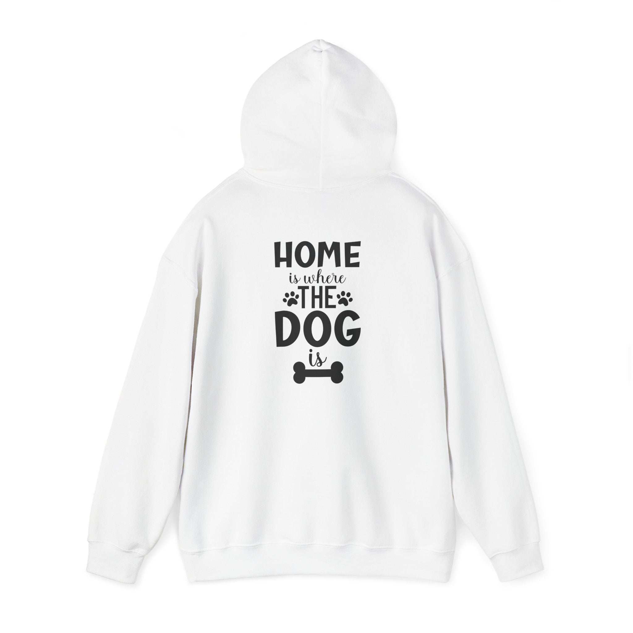 Home is Where the Dog Is - Unisex Heavy Blend™ Hooded Sweatshirt