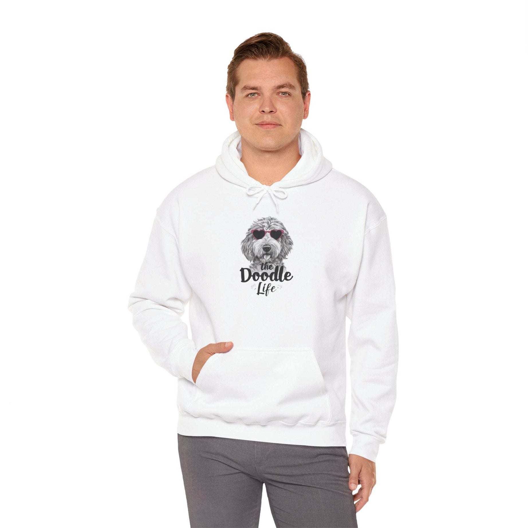 Doodle Dog Unisex Sweatshirt - Cozy Pet Lover Hoodie