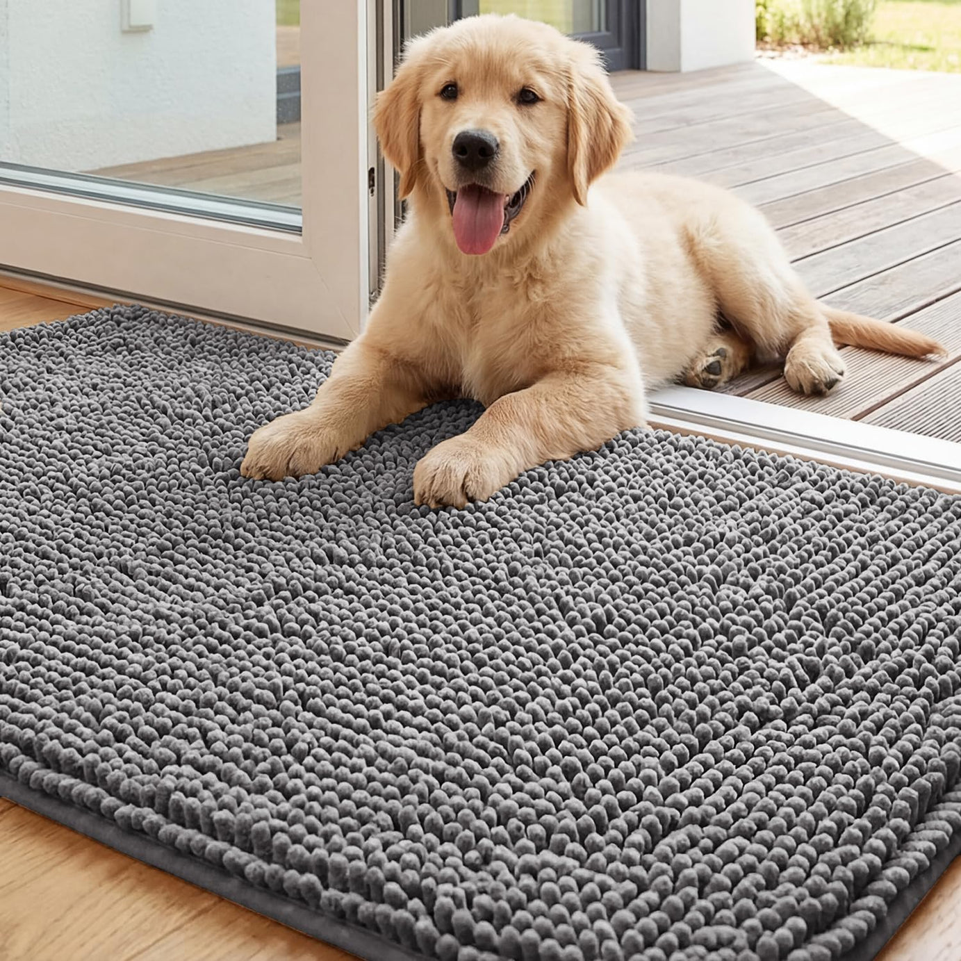 Muddy Paws Dog Doormat - Absorbs Moisture And Dirt