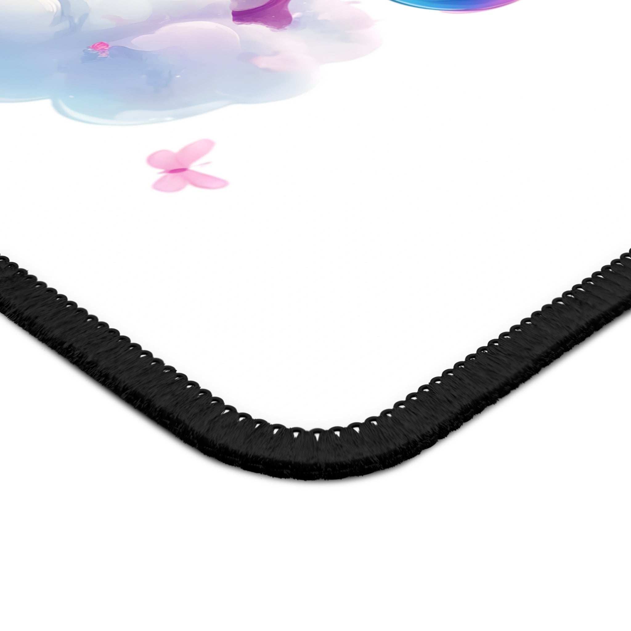 Fantasy Unicorn Gaming Mouse Pad - Colorful Butterfly Design