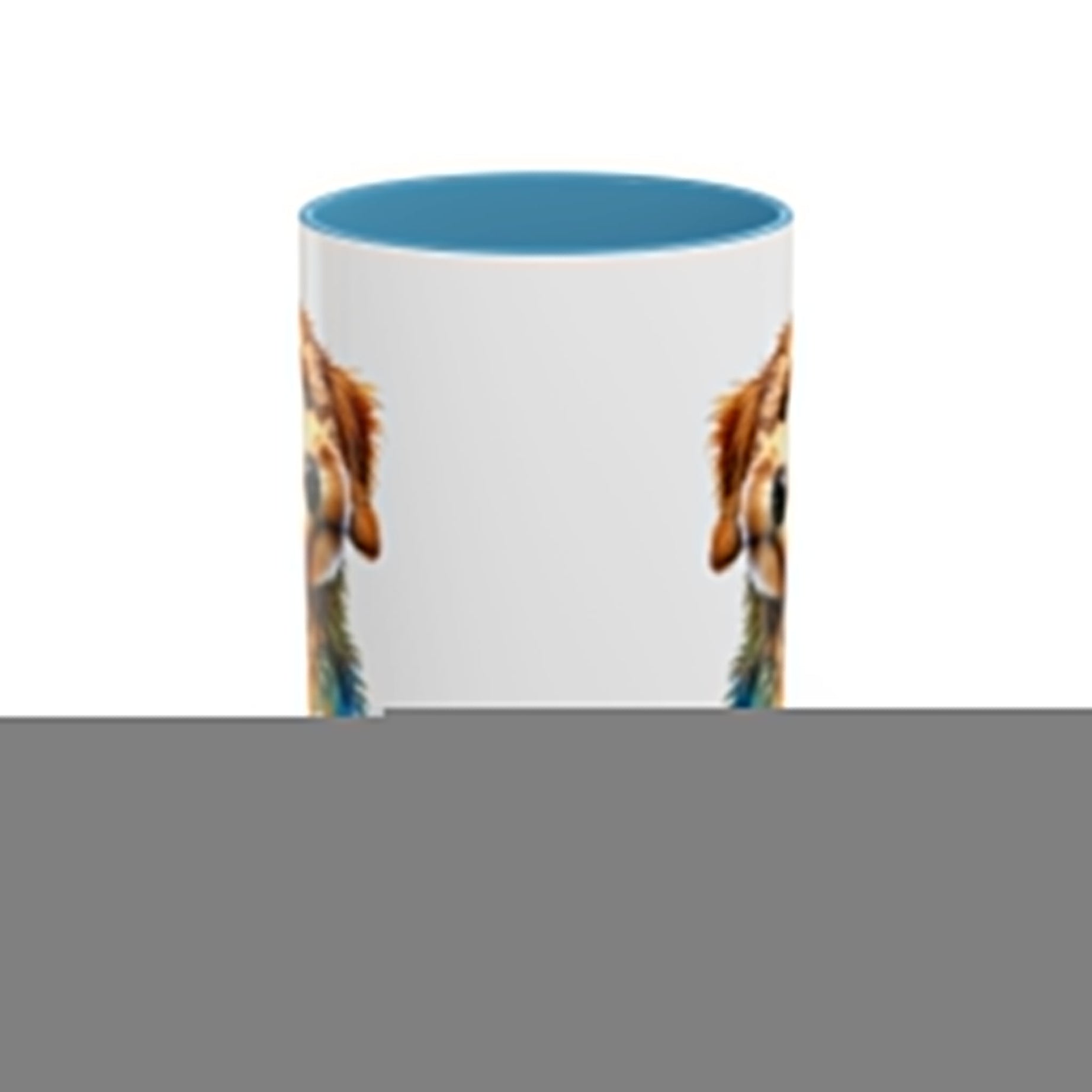 Cute Dog-Themed Accent Coffee Mug - Perfect for Animal Lovers