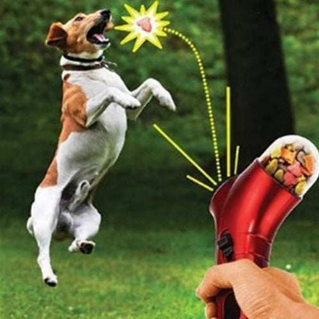 Pet Treat Food Catapult Funny Feeder Dog Toy