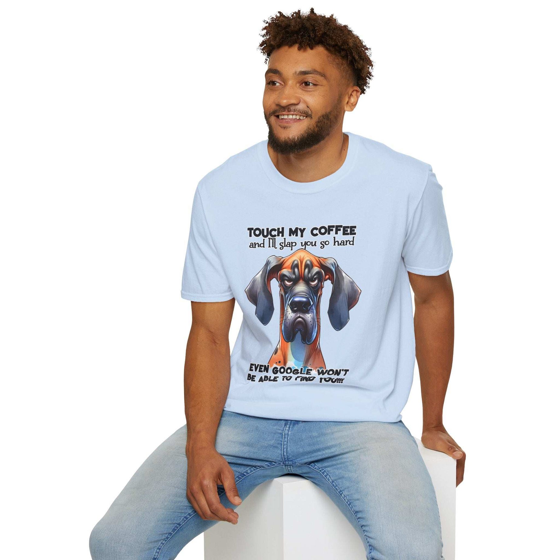 Funny Dog Coffee Lover T-Shirt - Hilarious Pet Parent Humor Tee