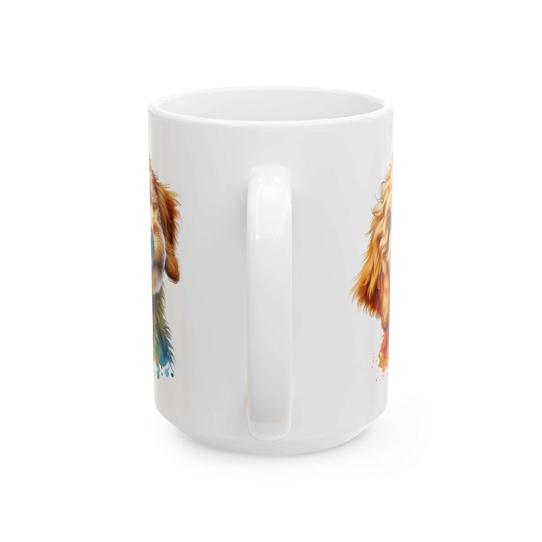 Cute Goldendoodle Dog Lovers Ceramic Mug - 11oz & 15oz - Perfect Gift for Doodle Owners