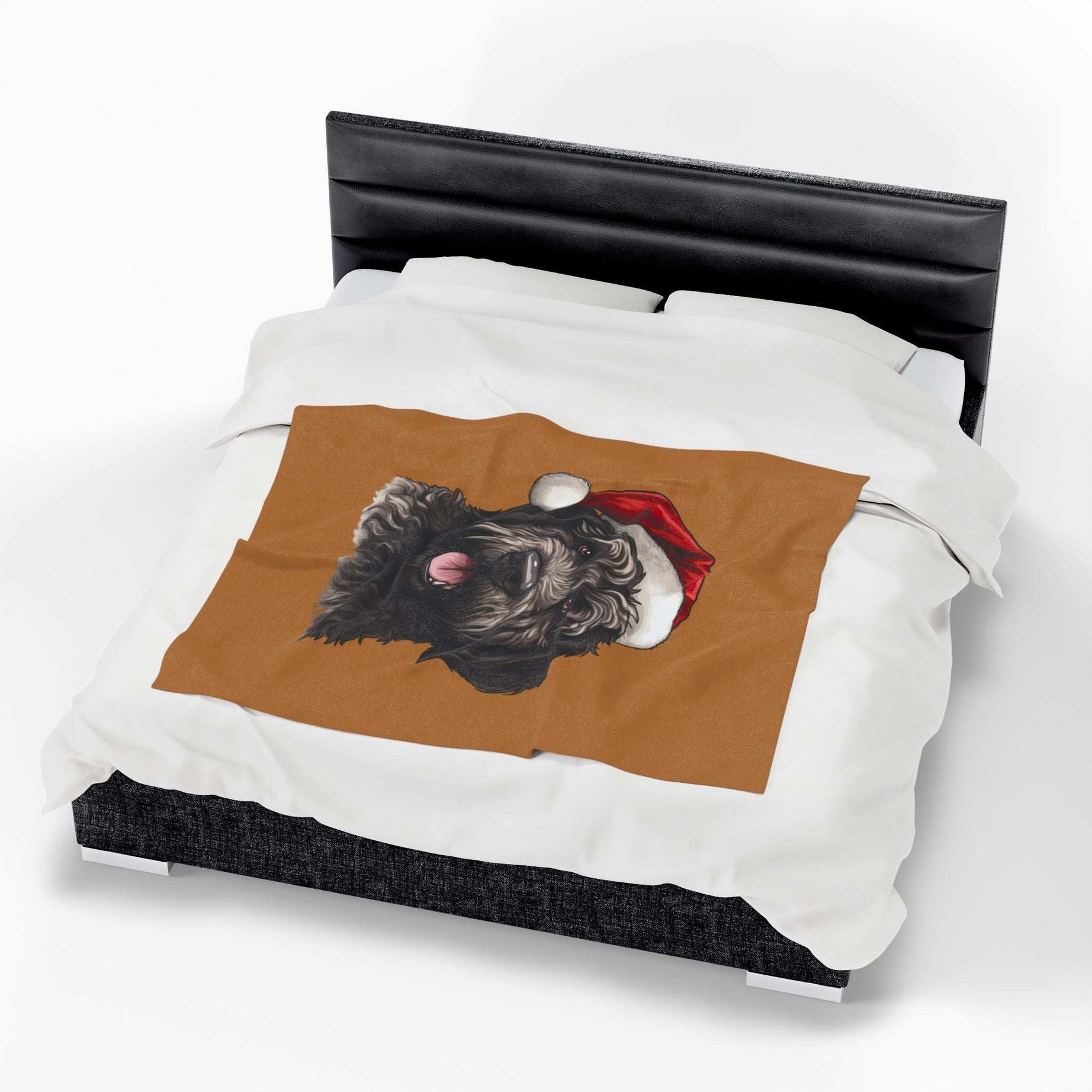 Dog Holiday Plush Blanket - Cozy Christmas Throw for Pet Lovers