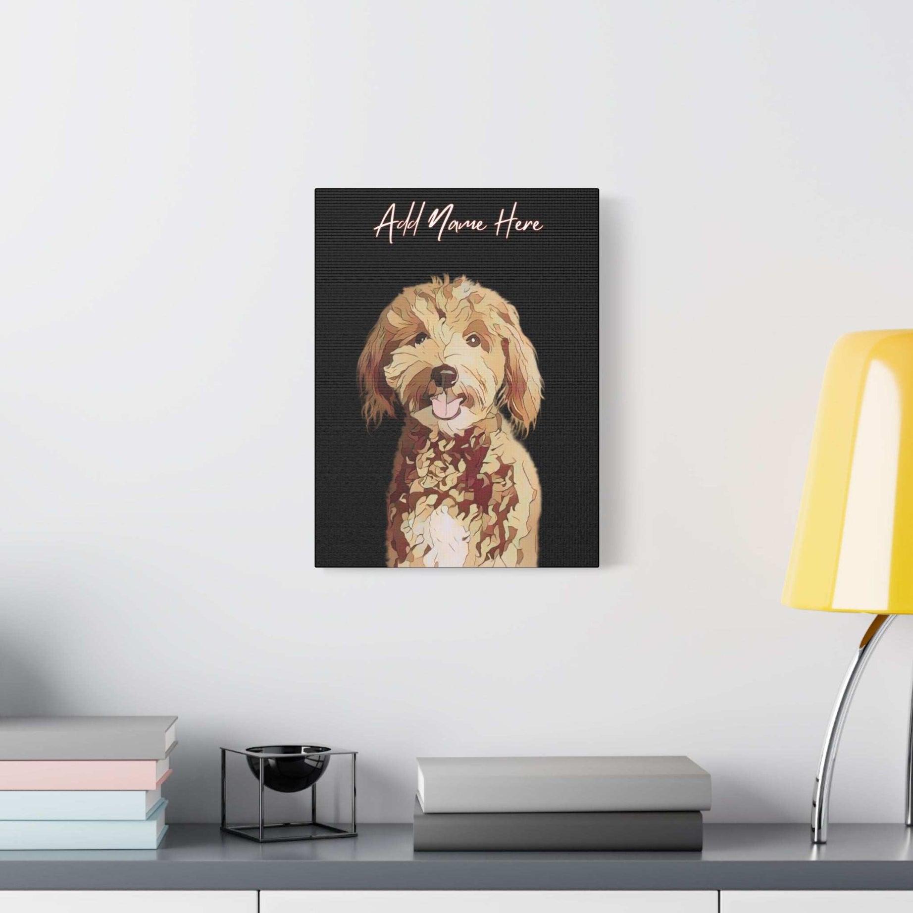Custom Cartoonify Portrait Canvas - Personalized Art for Pet Lovers