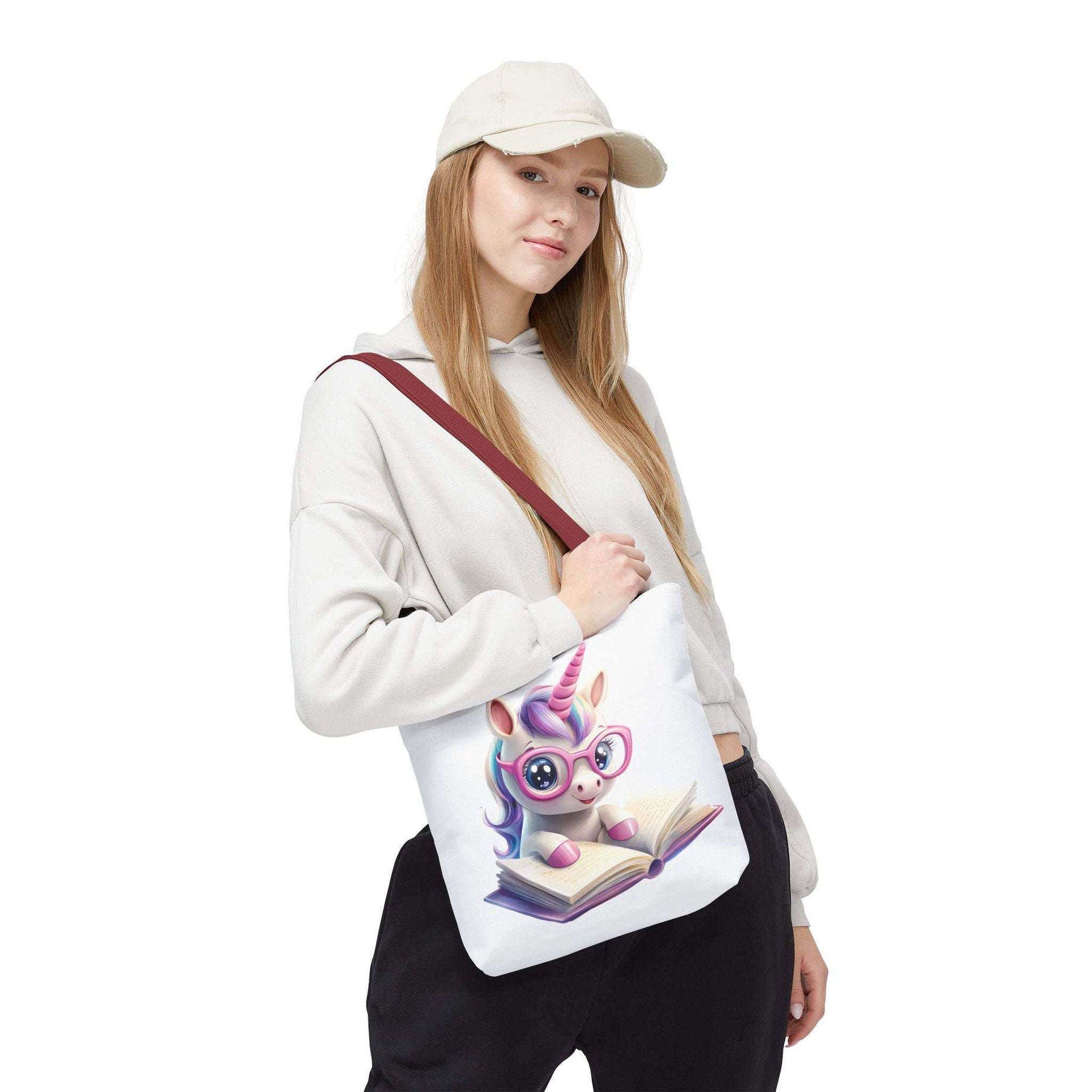 Cute Unicorn Reading Tote Bag - Perfect for Book Lovers