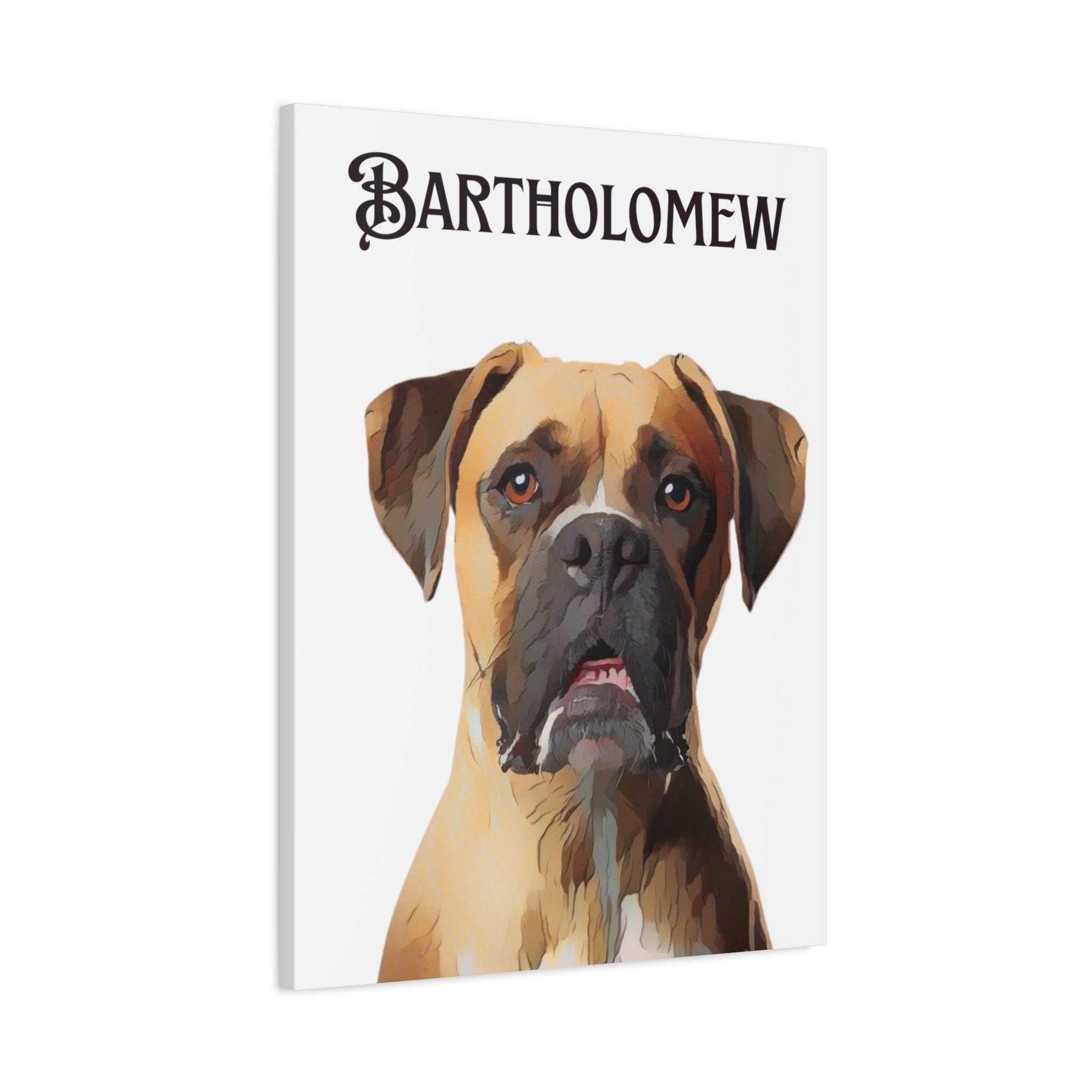 PAW-sonalized White Canvas Print | Upload Photo~Choose size