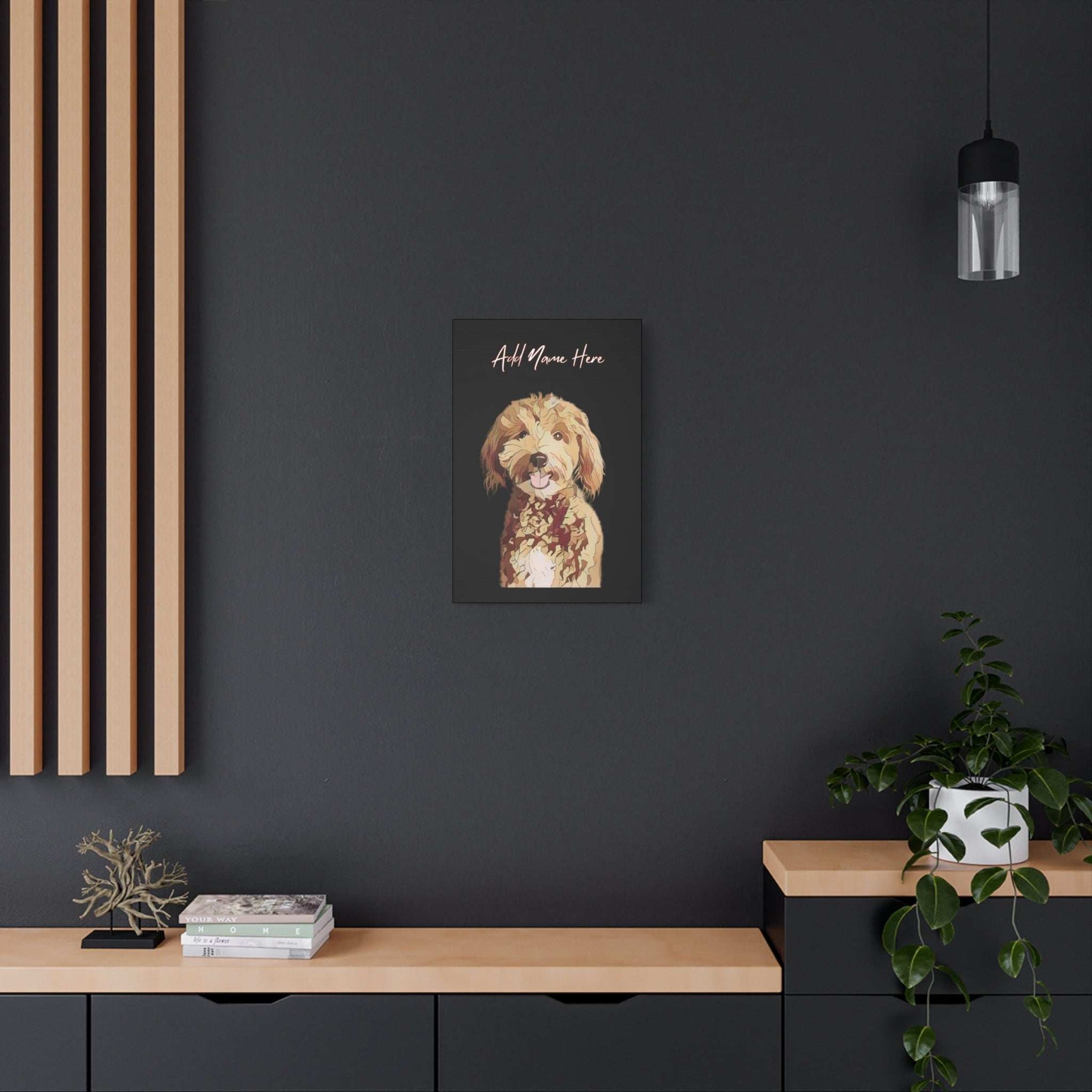 Custom Cartoonify Portrait Canvas - Personalized Art for Pet Lovers