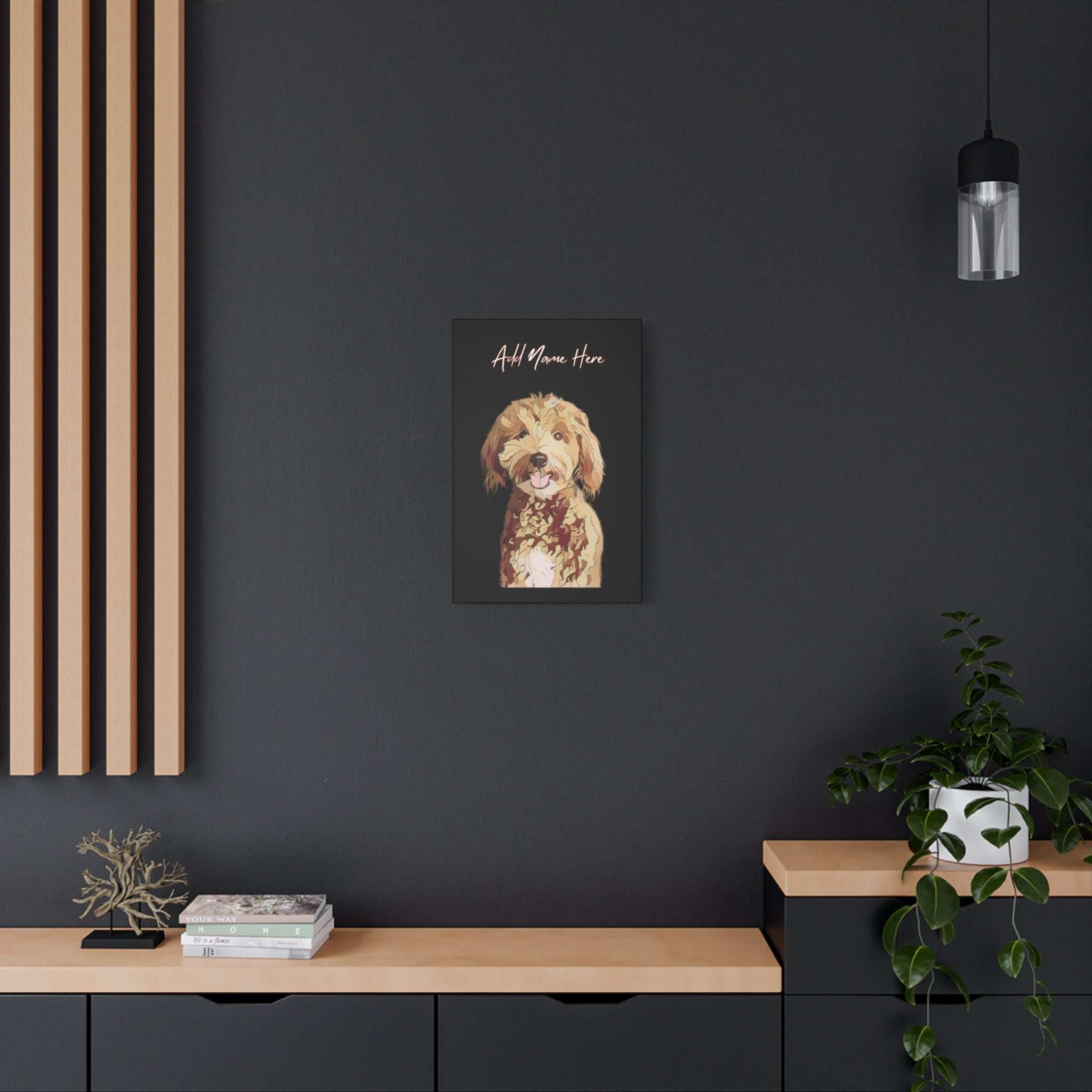 Custom Cartoonify Portrait Canvas - Personalized Art for Pet Lovers