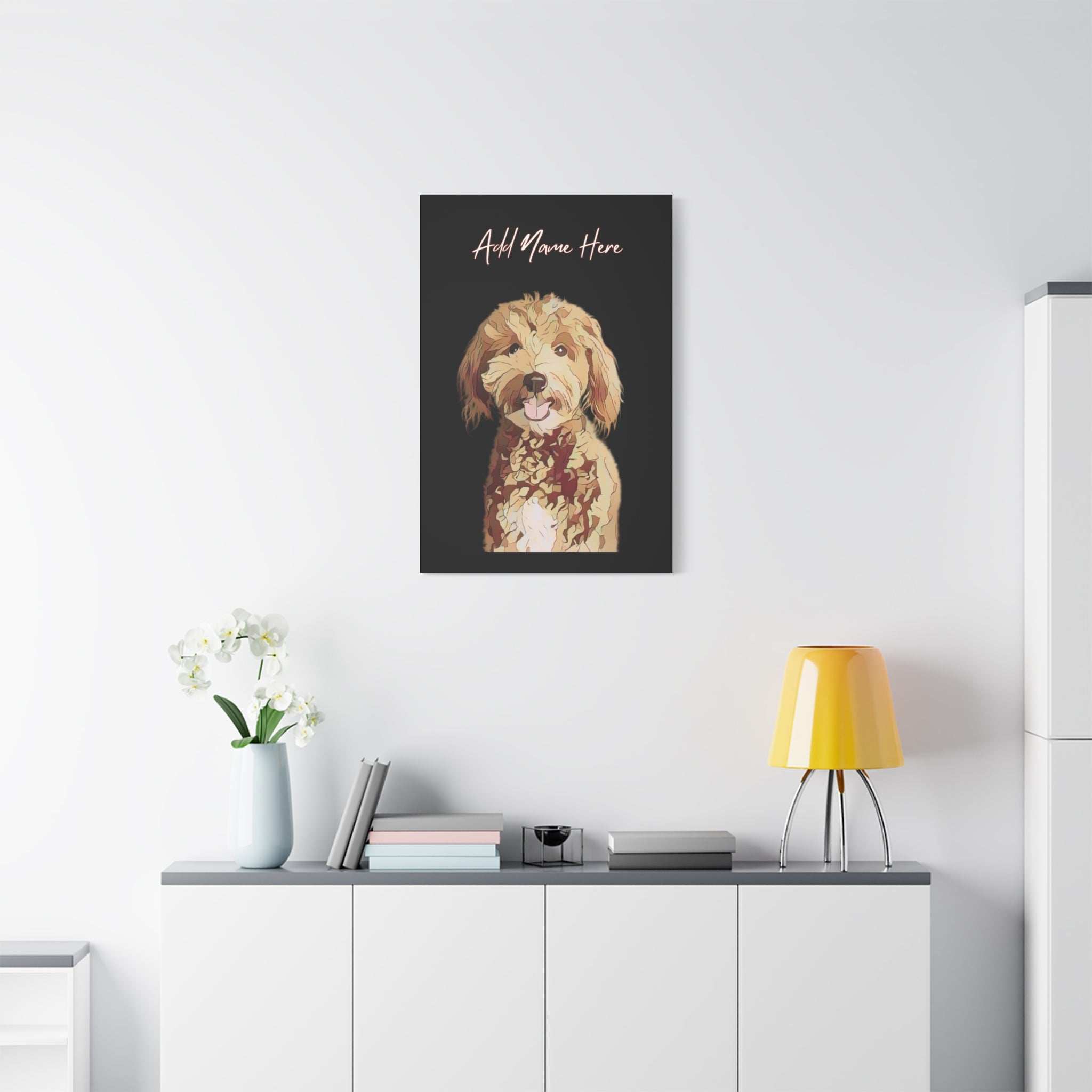 Custom Cartoonify Portrait Canvas - Personalized Art for Pet Lovers