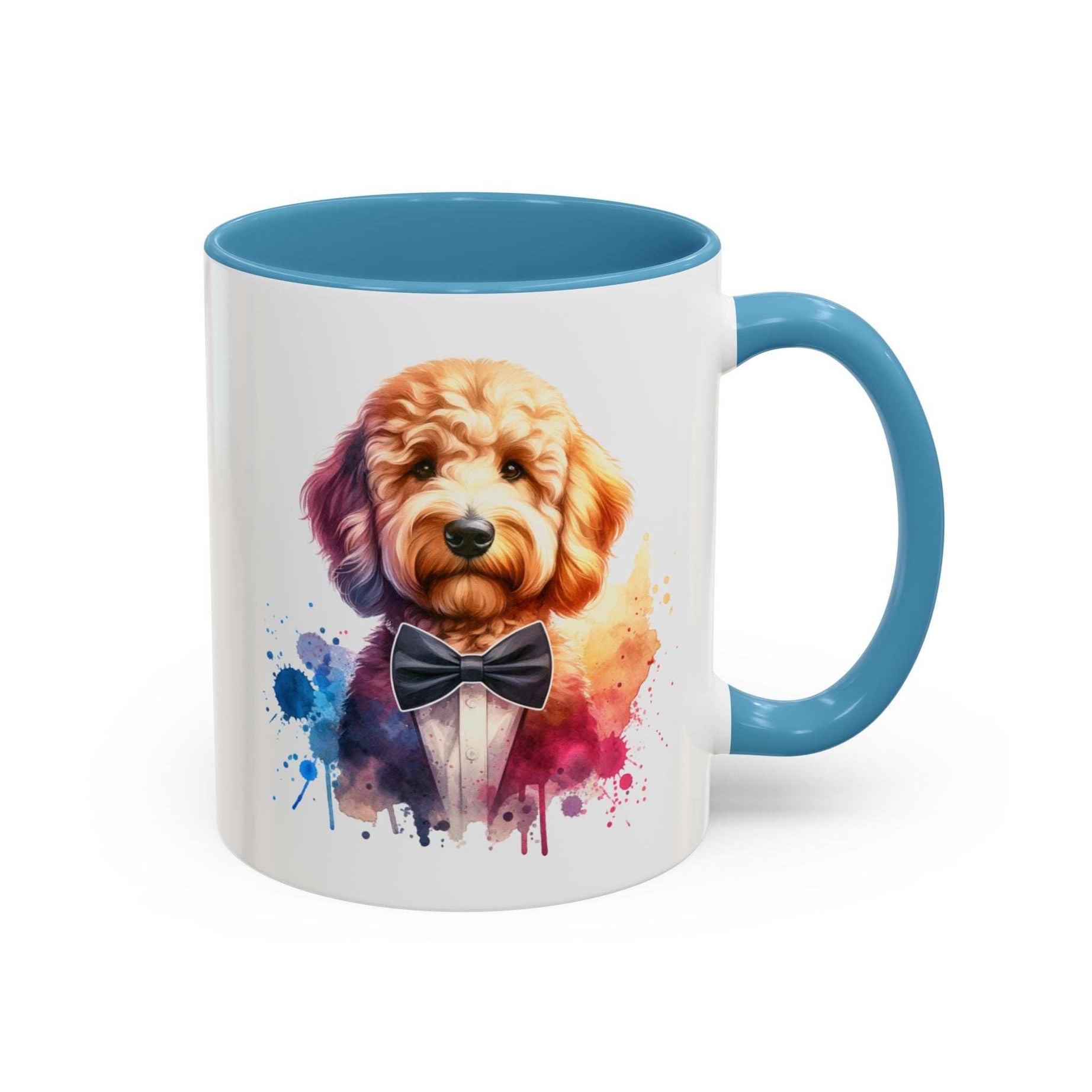 Watercolor Dog Lover Coffee Mug - 11oz & 15oz Accent Mugs for Pet Owners