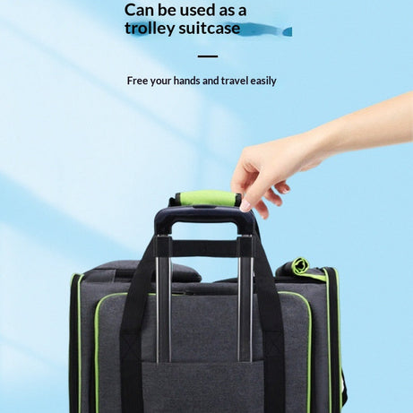 Foldable Pet Carrier Bag - Car Seat Travel Bag for Cats and Small Dogs