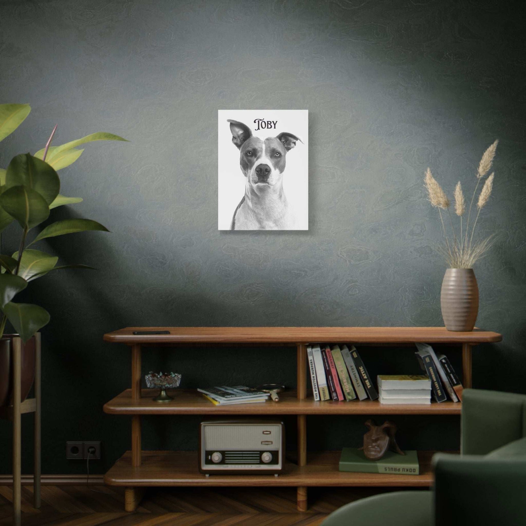 Custom Portrait Photo Canvas Print - Stretched Wall Art for Pet Lovers
