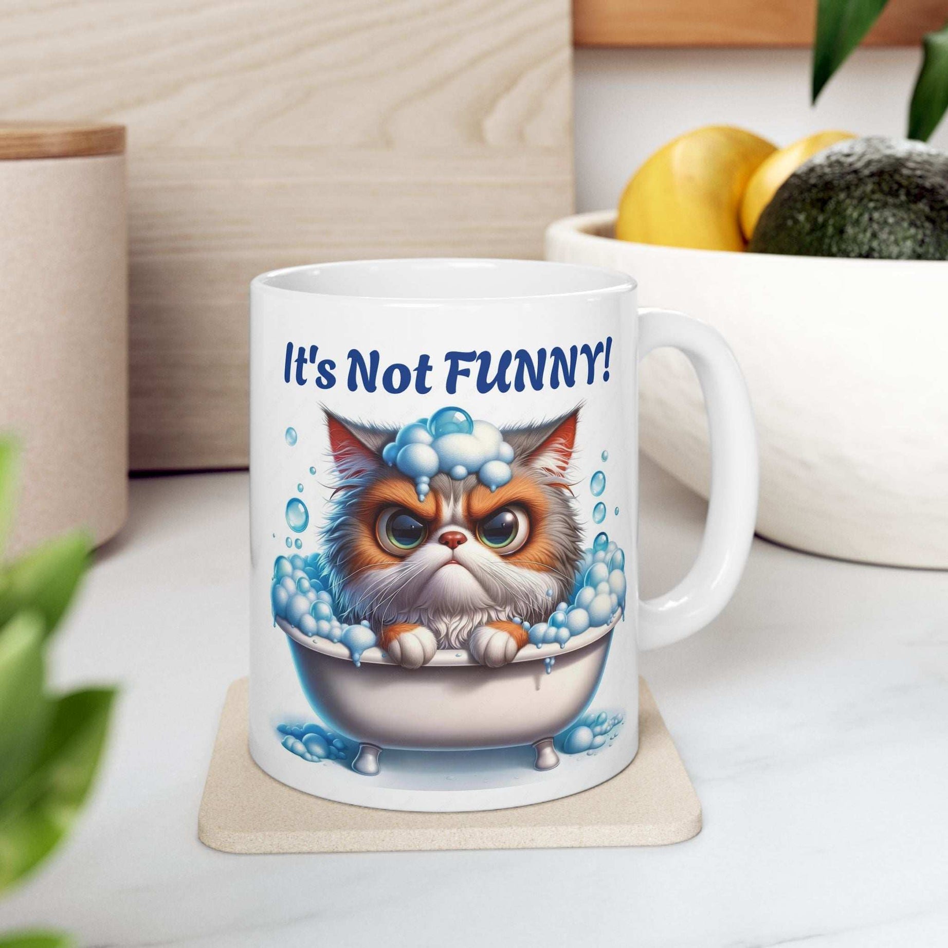 Funny Cat Ceramic Mug - Perfect Gift for Cat Lovers
