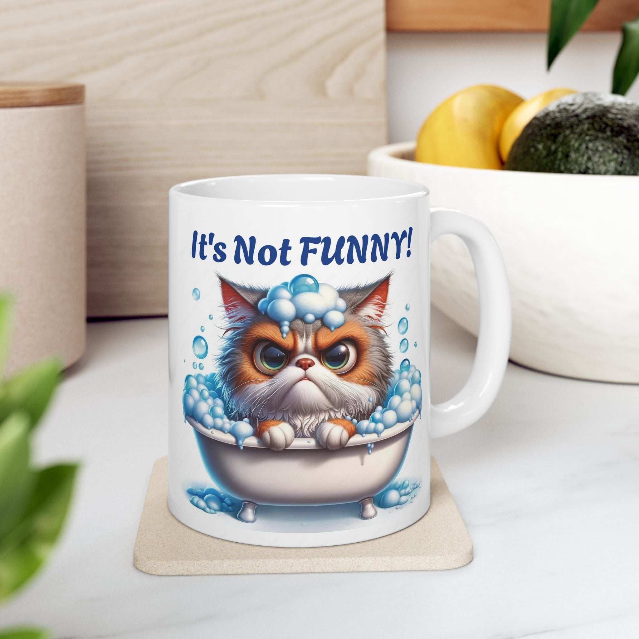 Funny Cat Ceramic Mug - Perfect Gift for Cat Lovers