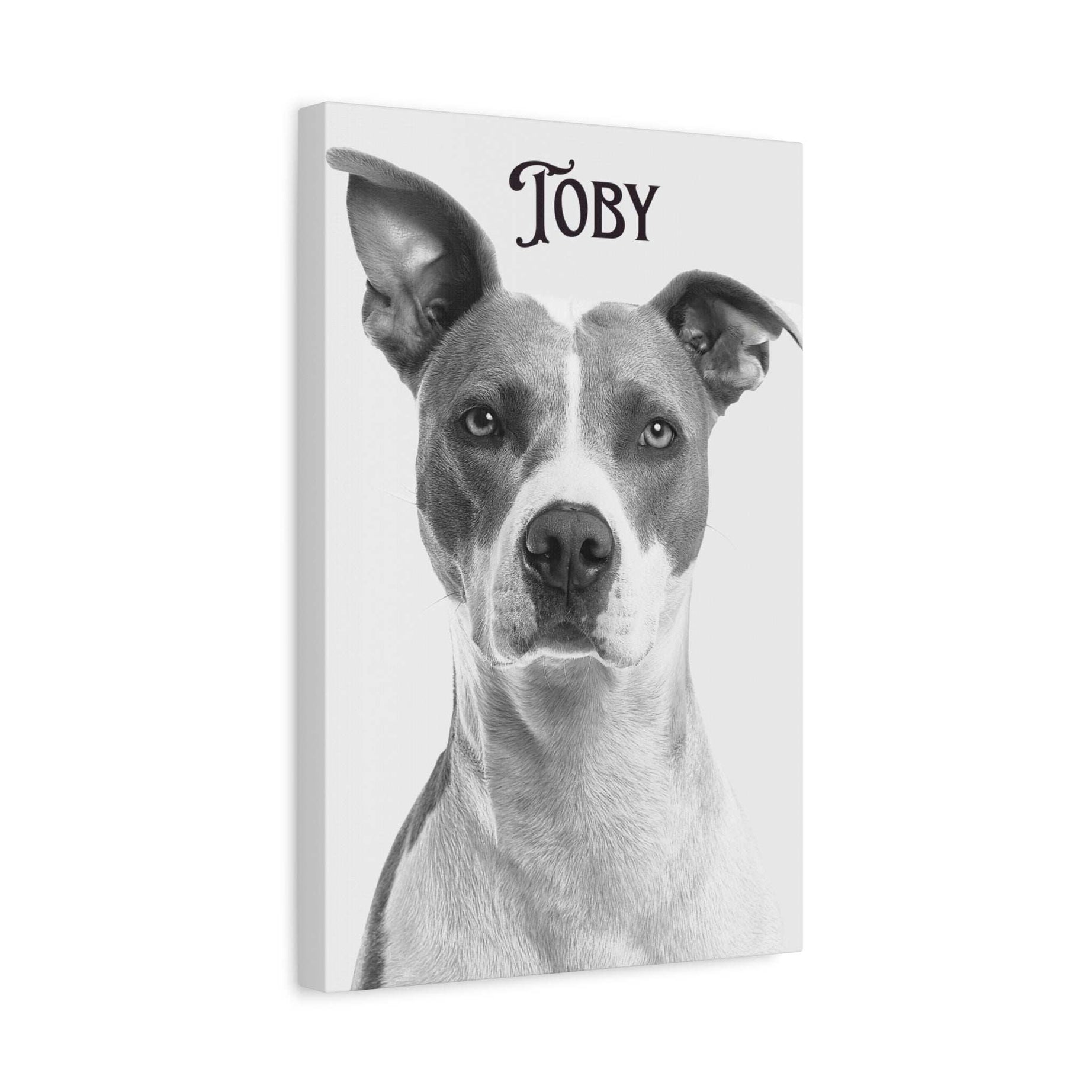 Custom Portrait Photo Canvas Print - Stretched Wall Art for Pet Lovers