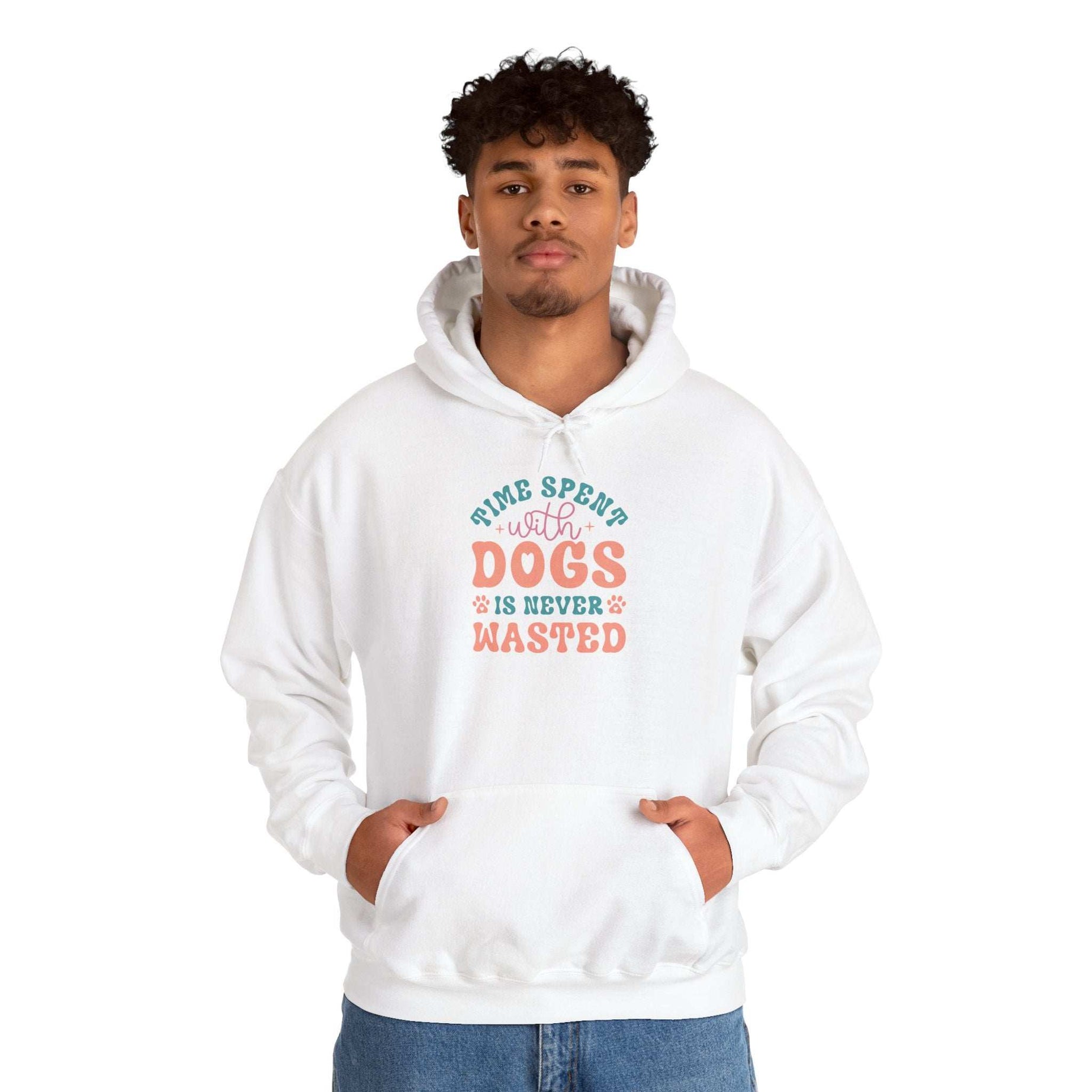 Time Spent with Dogs Hoodie - Perfect for Dog Lovers