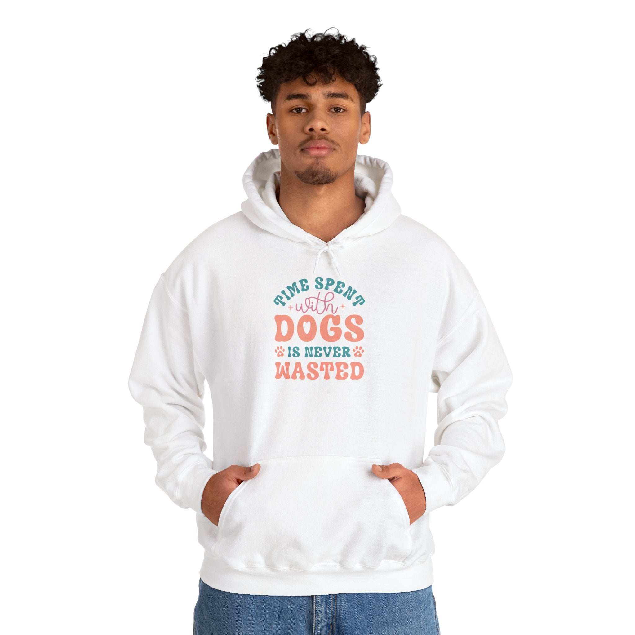 Time Spent with Dogs Hoodie - Perfect for Dog Lovers