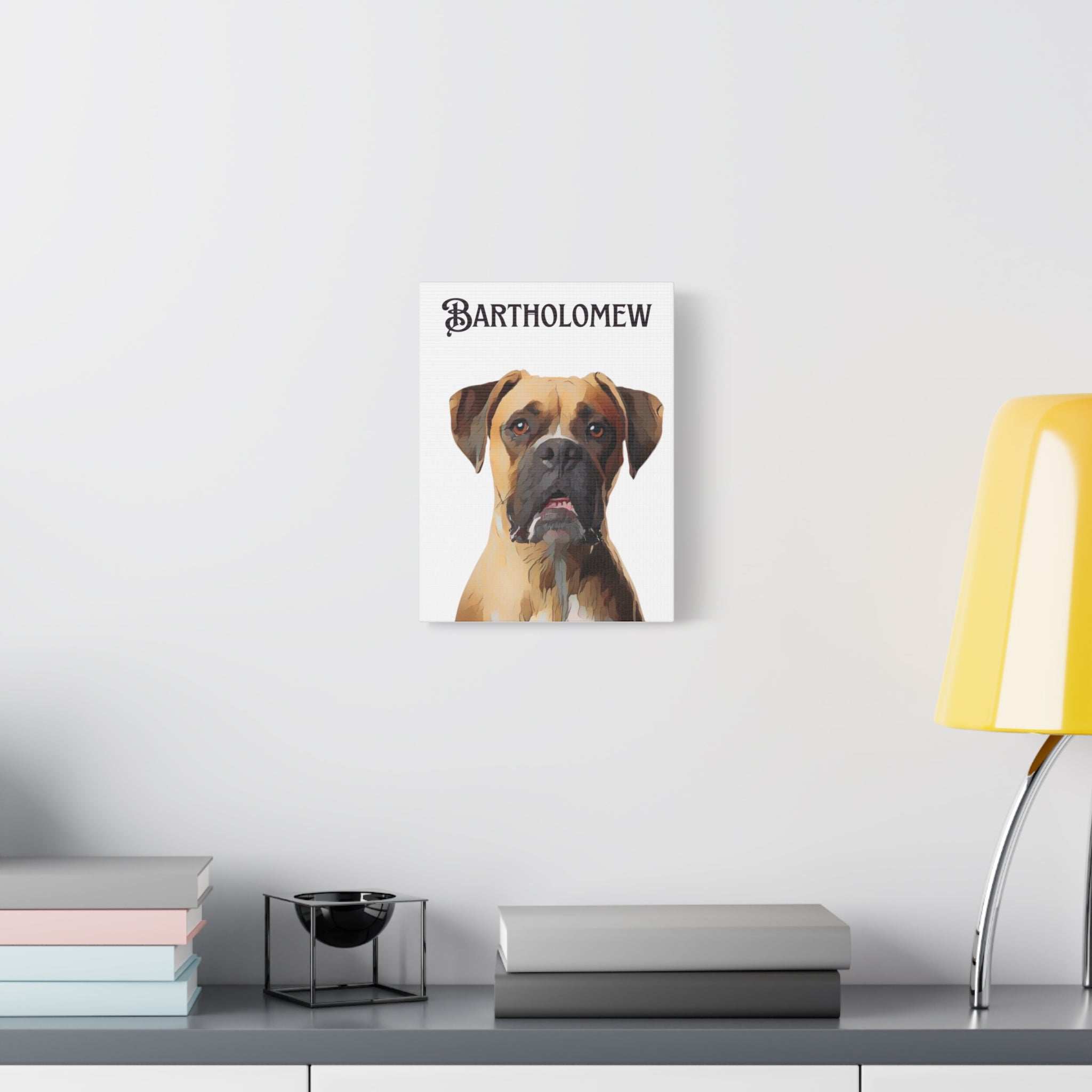 PAW-sonalized White Canvas Print | Upload Photo~Choose size