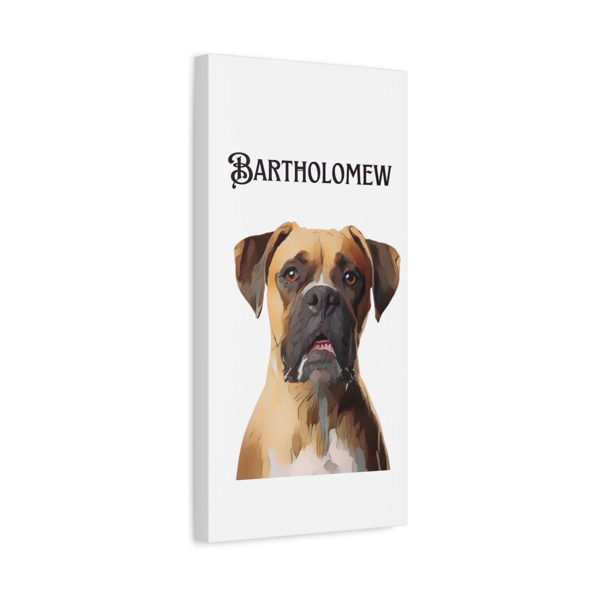 PAW-sonalized White Canvas Print | Upload Photo~Choose size