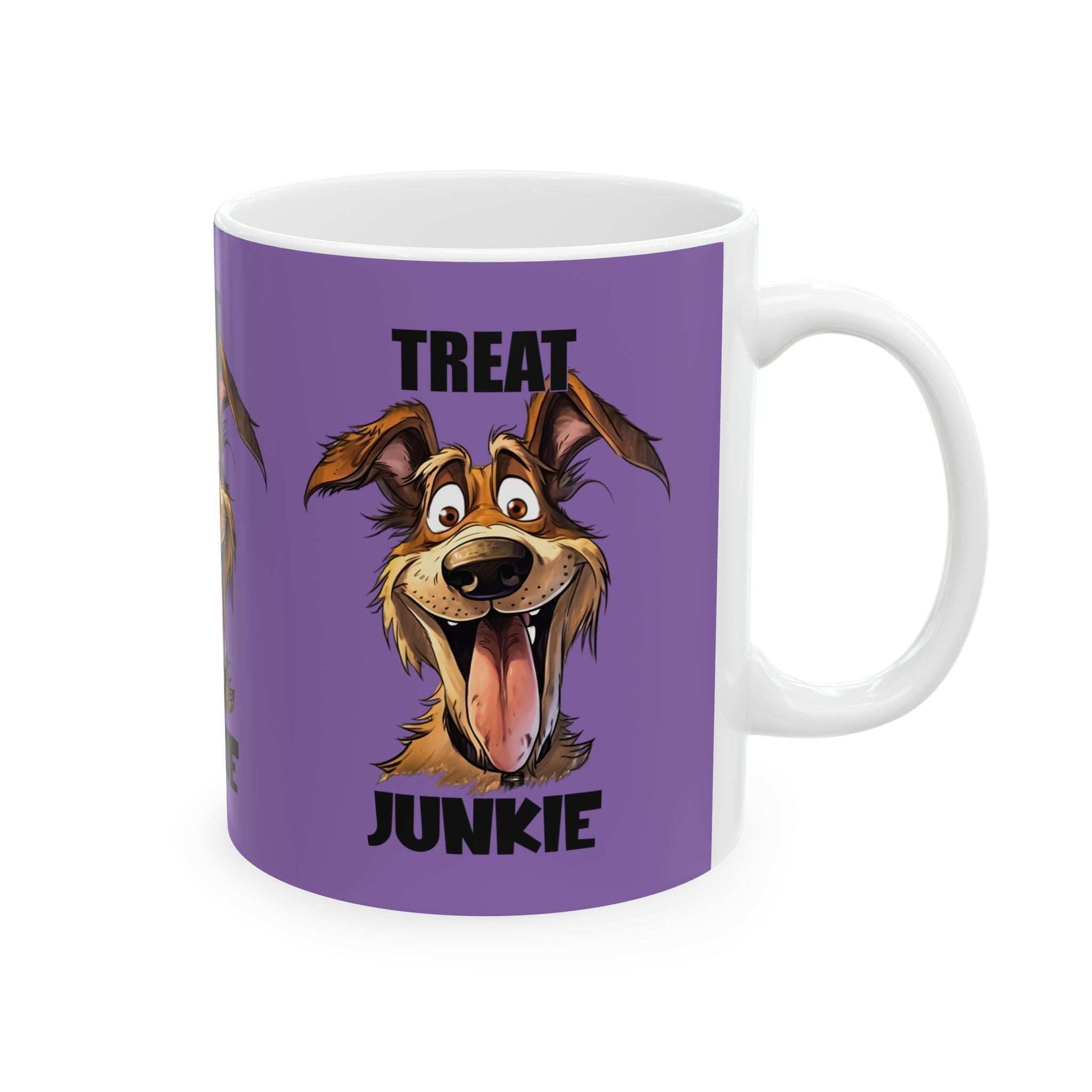 Funny Dog Lover Mug - 'Treat Junkie' - Perfect Gift for Pet Owners