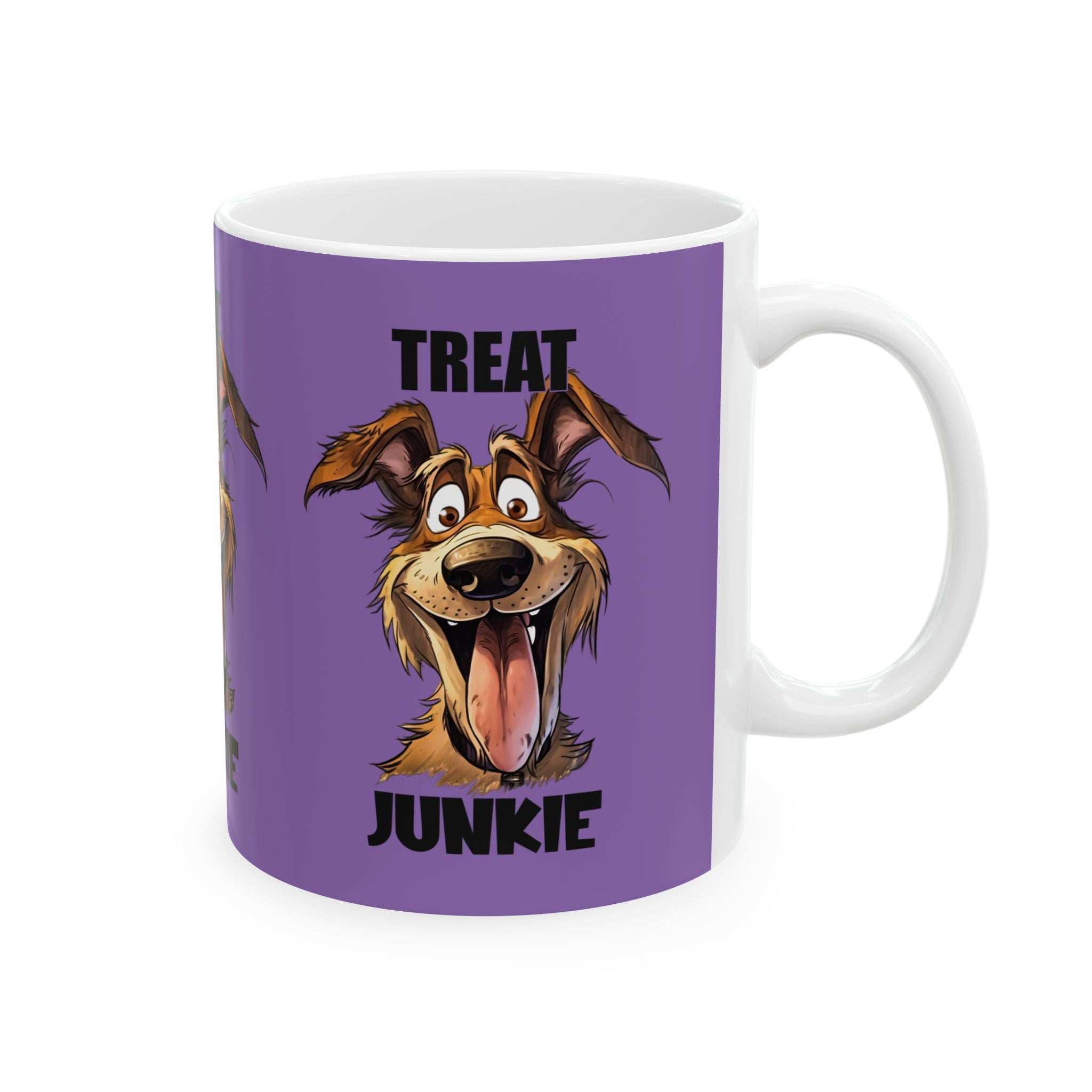 Funny Dog Lover Mug - 'Treat Junkie' - Perfect Gift for Pet Owners