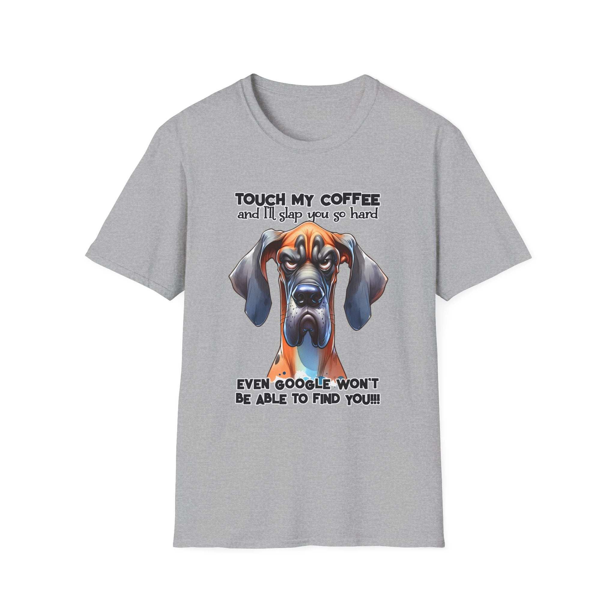 Funny Dog Coffee Lover T-Shirt - Hilarious Pet Parent Humor Tee