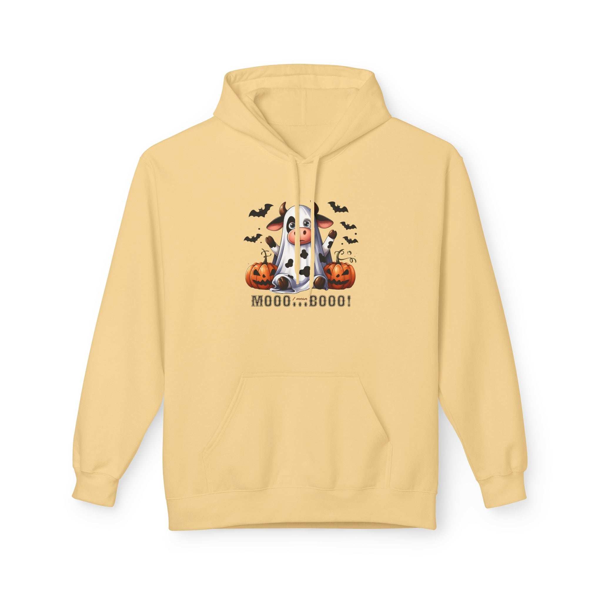 Mooo Cow Hoodie - Soft Fleece Unisex Sweatshirt
