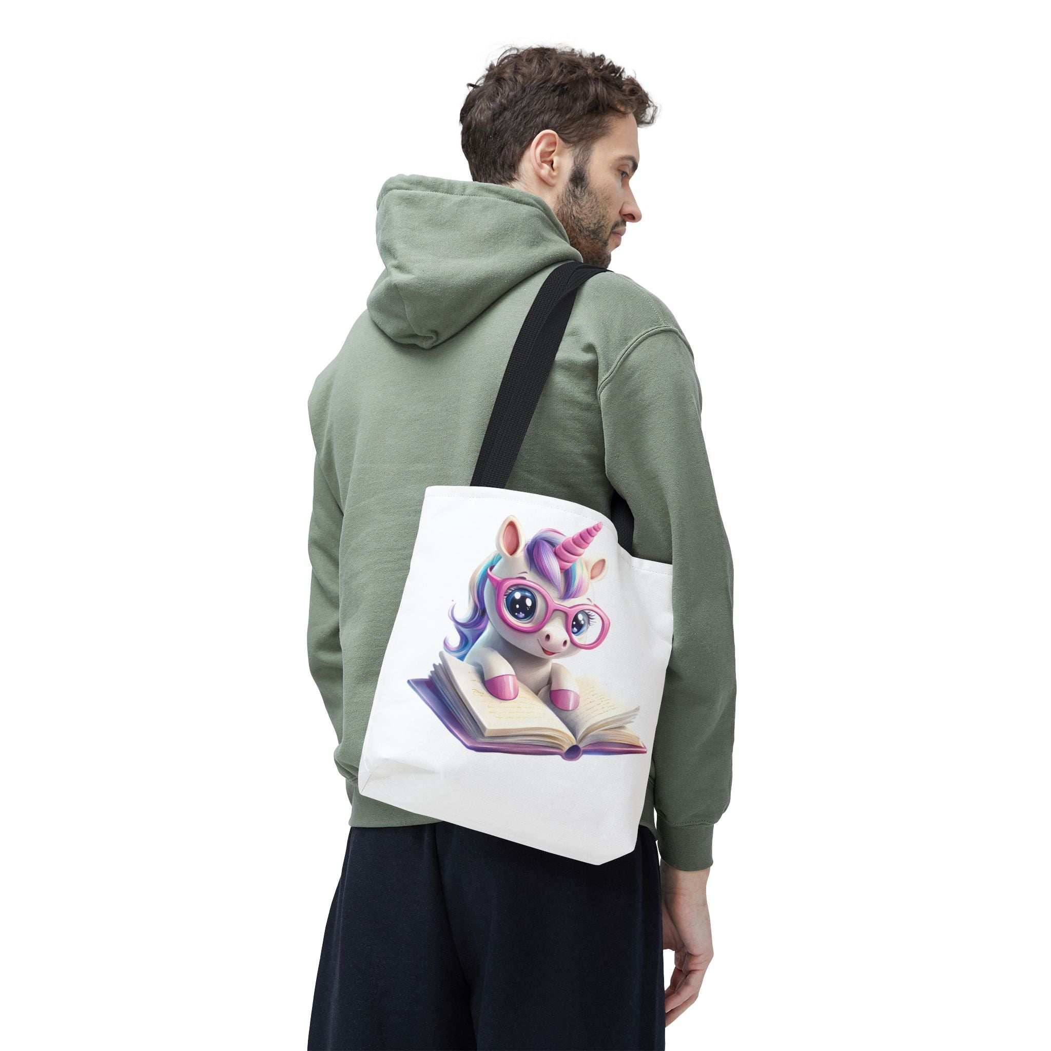 Cute Unicorn Reading Tote Bag - Perfect for Book Lovers