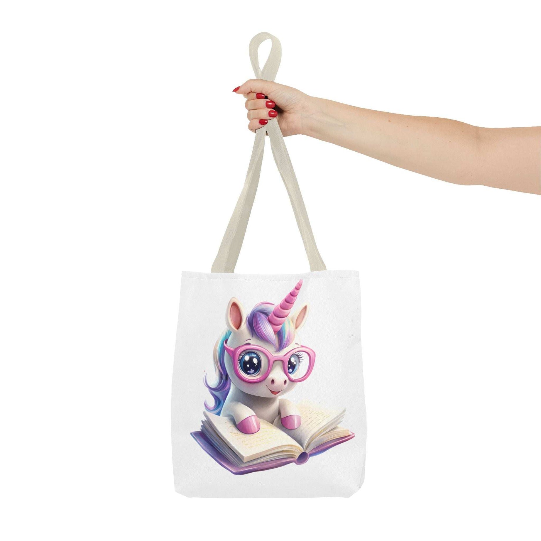 Cute Unicorn Reading Tote Bag - Perfect for Book Lovers