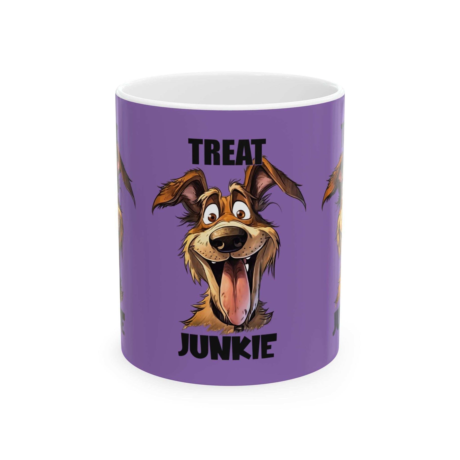 Funny Dog Lover Mug - 'Treat Junkie' - Perfect Gift for Pet Owners