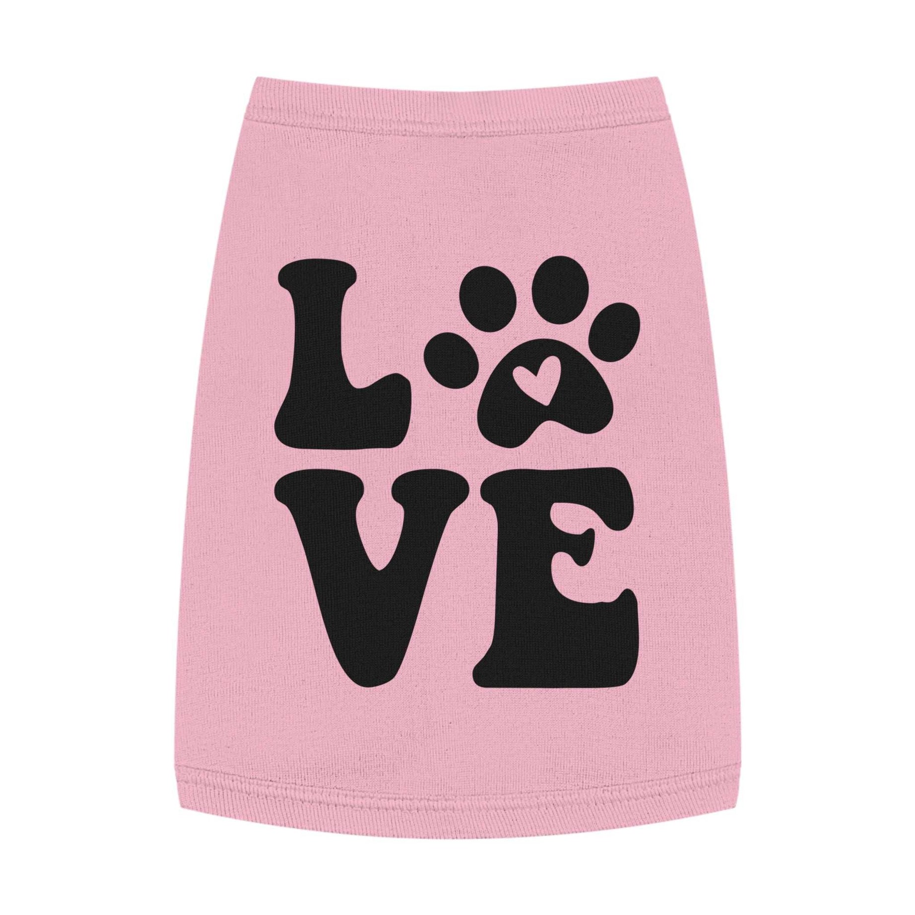 Cute Pet Tank Top - 'Love' Design for Dogs and Cats