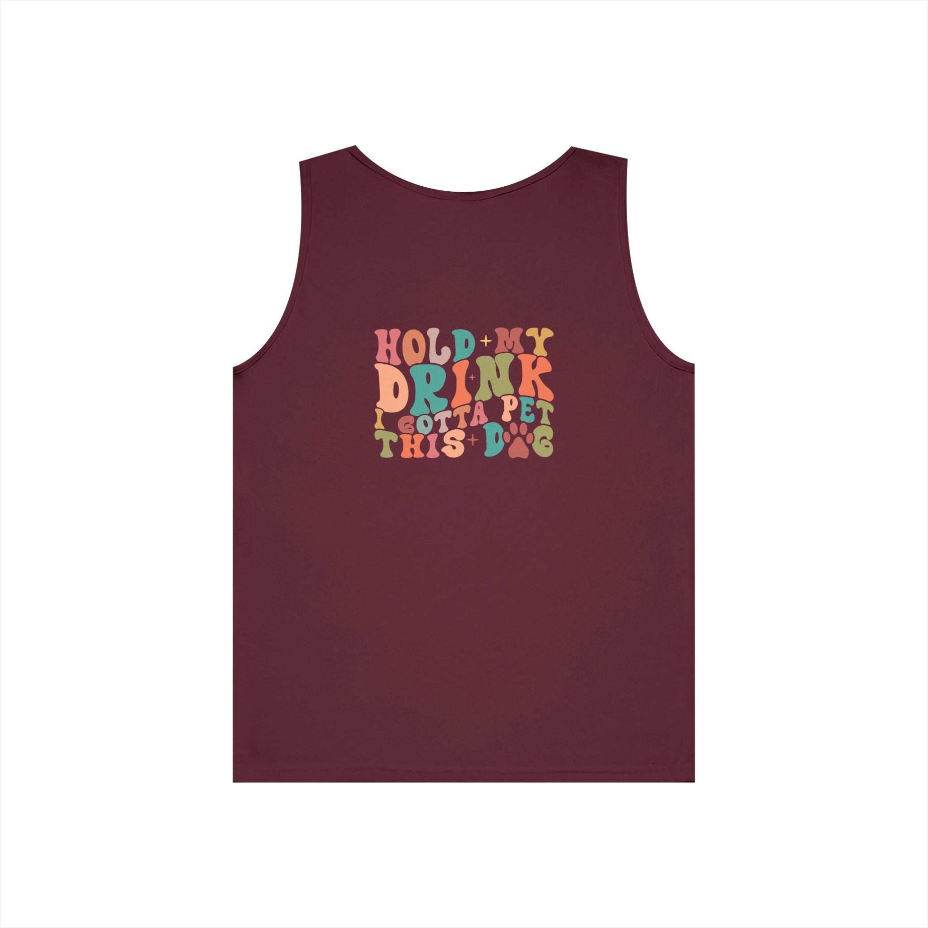 Cute Pet Lover Tank Top, Stay Pawsitive Tank, Funny Dog Lover Shirt