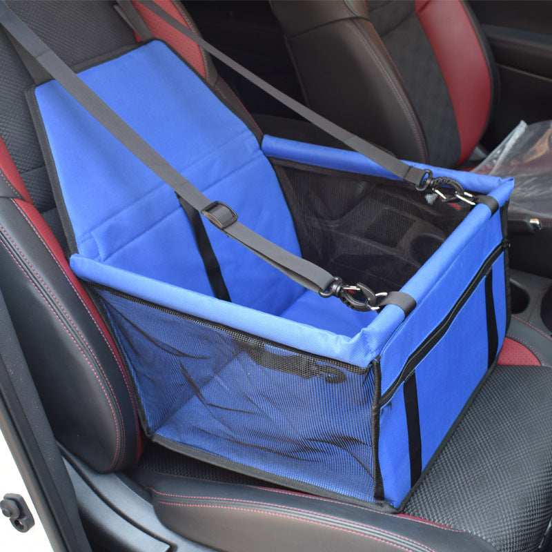 Breathable Pet Car Seat Bag - Travel Carrier & Tether