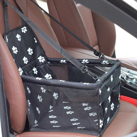 Breathable Pet Car Seat Bag - Travel Carrier & Tether