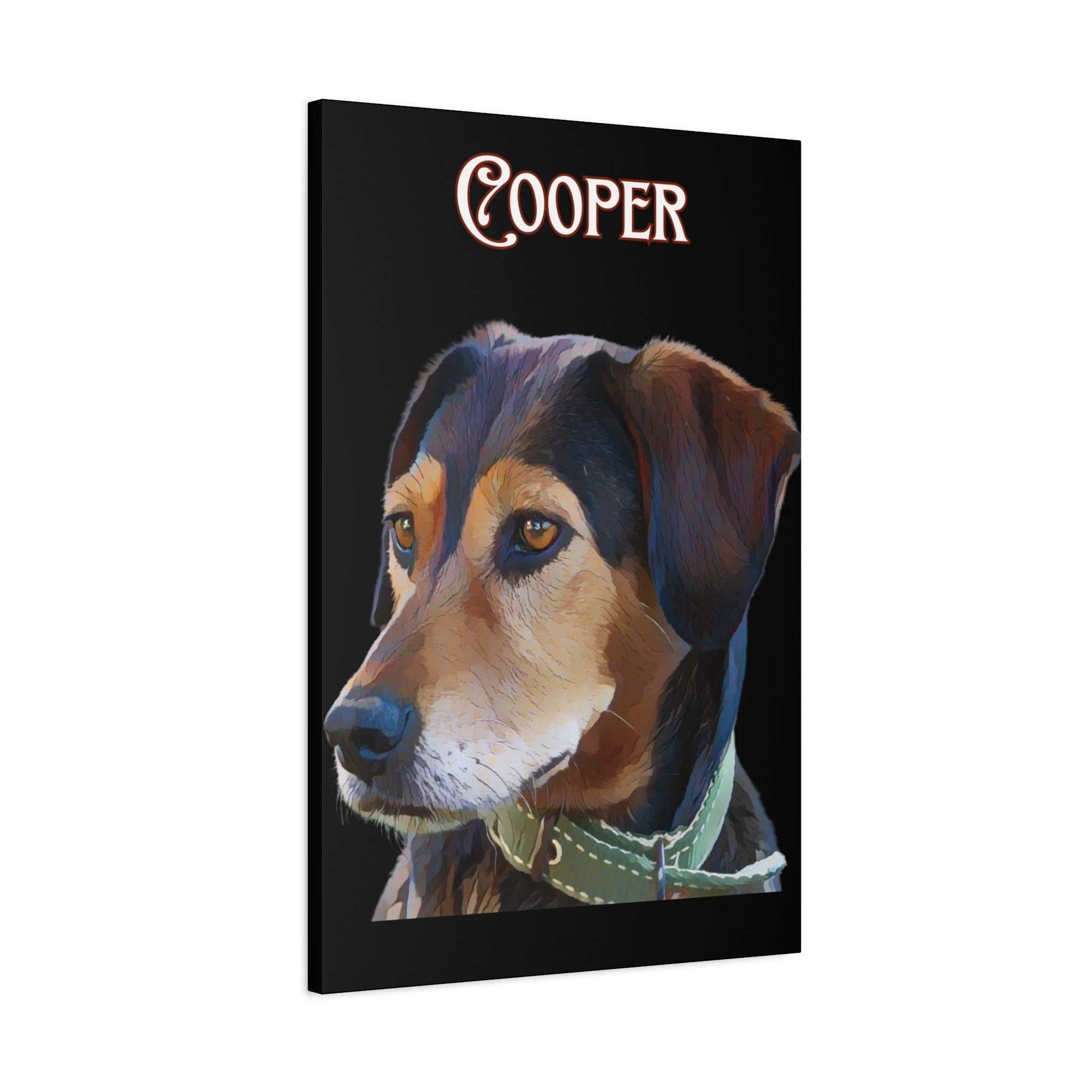 Custom Portrait Cartoon Photo Canvas Print Matte Canvas - Upload Your Photo