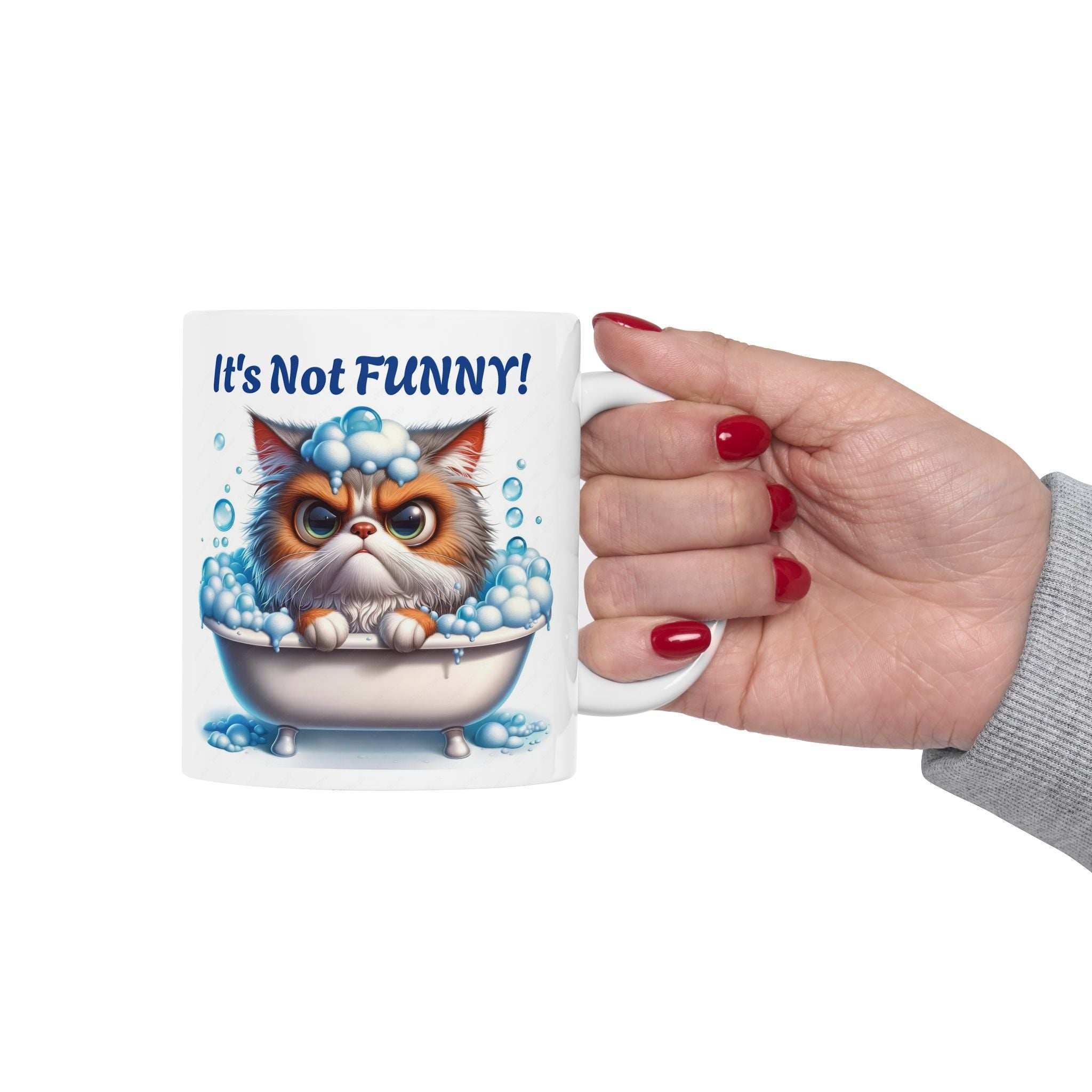 Funny Cat Ceramic Mug - Perfect Gift for Cat Lovers